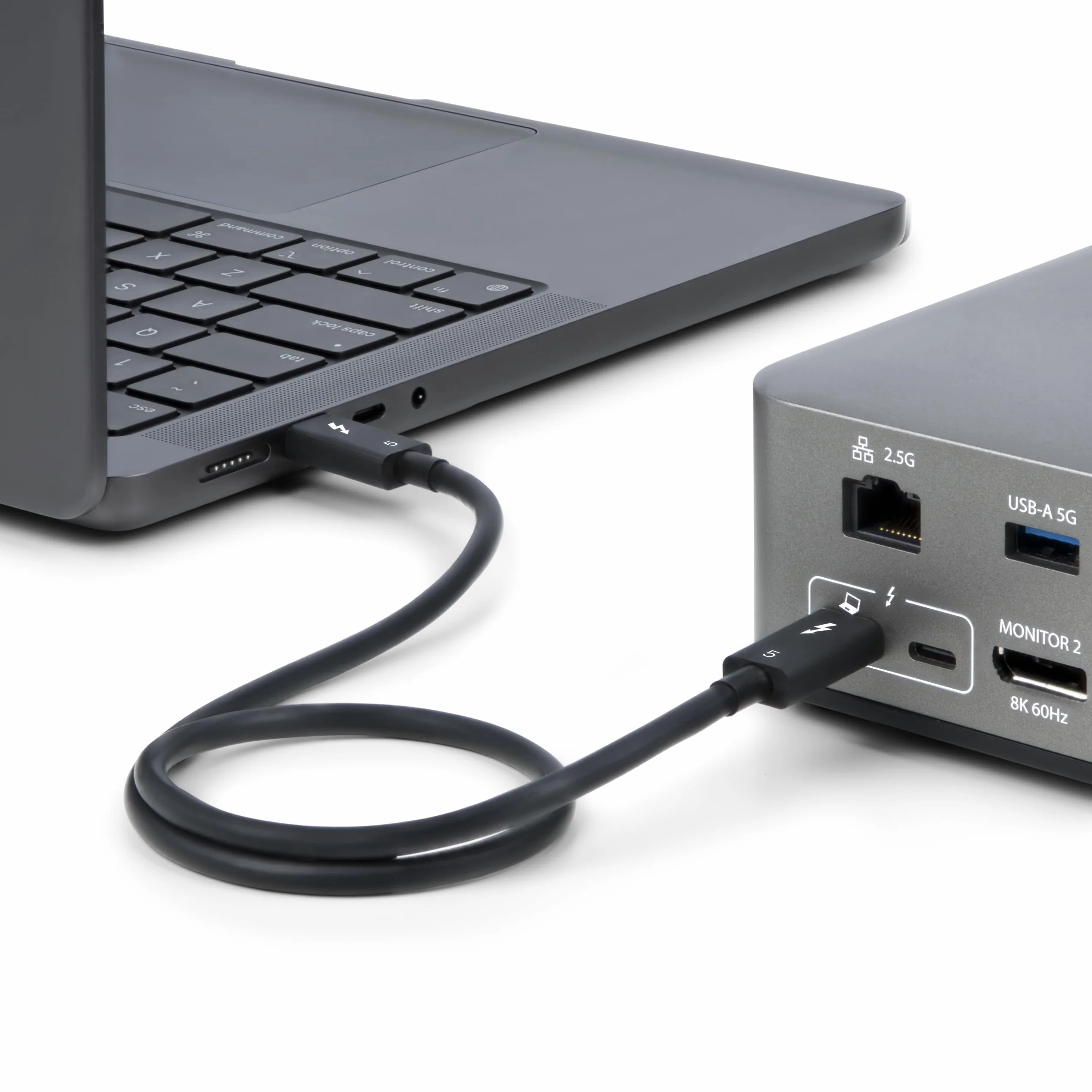 StarTech Kabel Thunderbolt 5 1 m 80 Gb/s 240 W 8K 60 Hz certyfikowany kabel TB4 USB4 USB-C biały