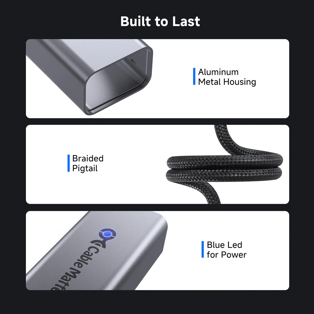 Cable Matters Adapter Ethernet USB C na 5 GB, prędkość sieci 5 gigabitów, adapter USB C na Ethernet, kompatybilny z USB 4, Thunderbolt 4/5, Plug & Play do MacBooka, laptopa i urządzeń USB C