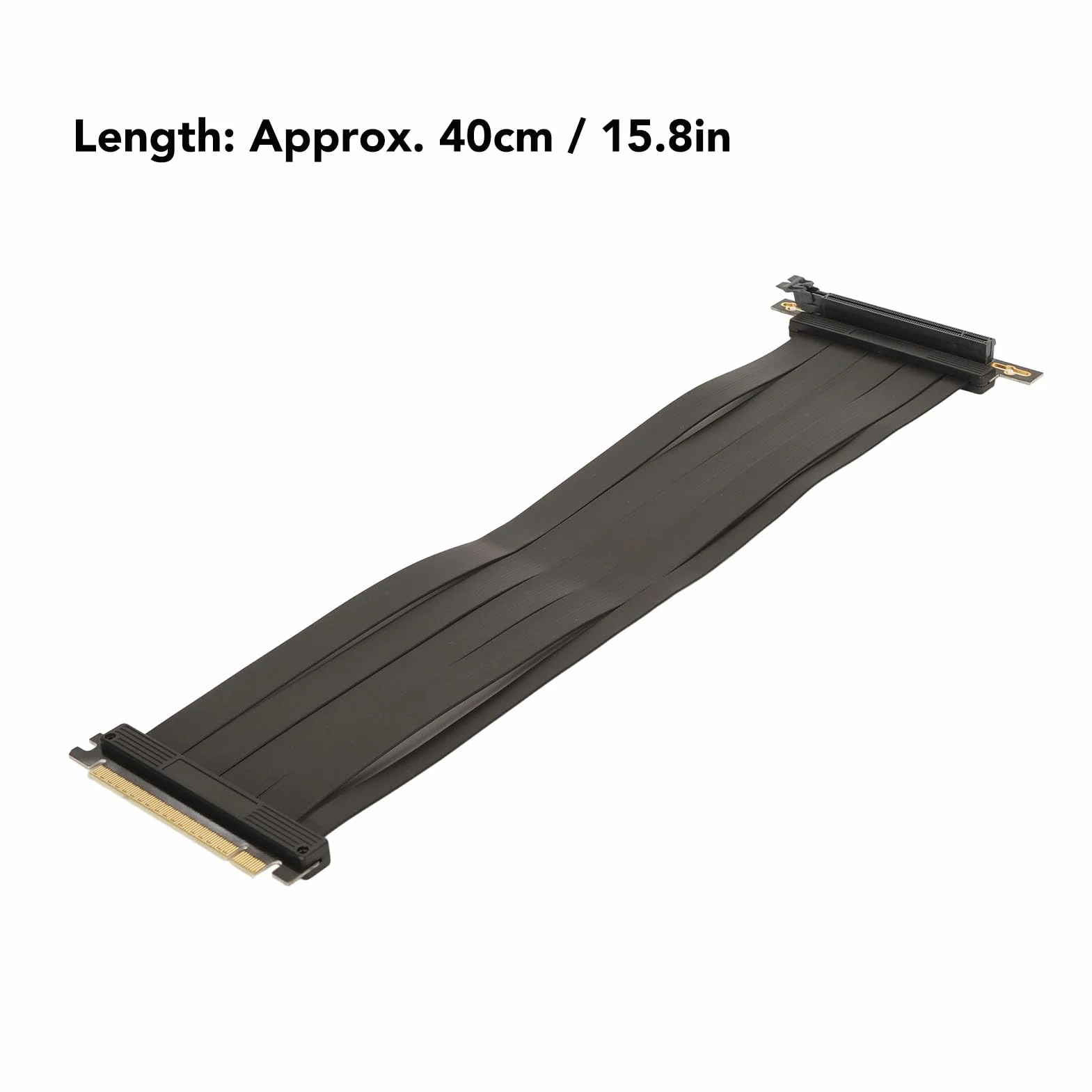 Kabel Riser PCI-E 4.0 400mm Czarny Kompatybilny z RTX3090 RTX3080ti RTX3070ti