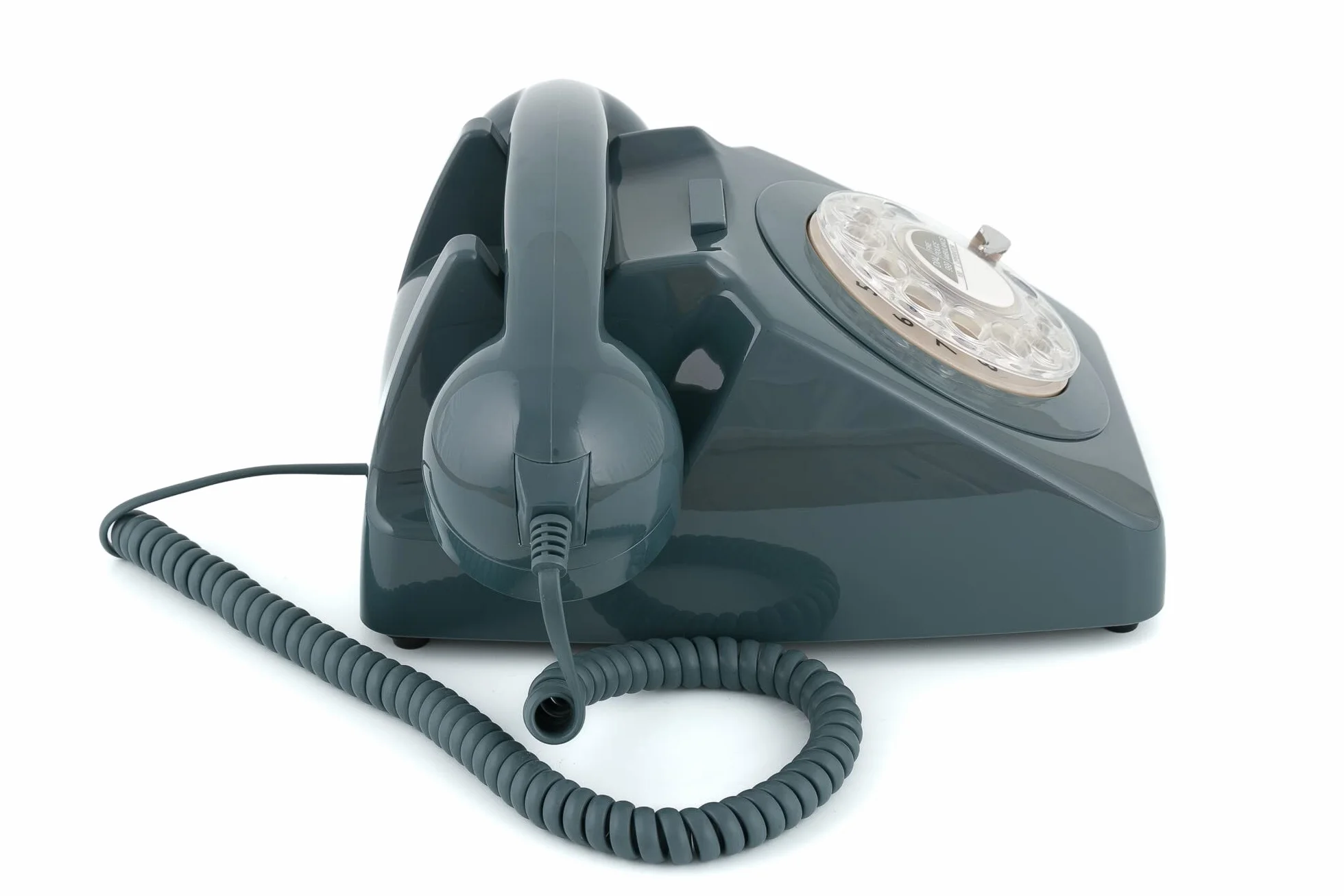 GPO 53311 GPO746RGY 746 Desk Phone Rotary Dial Grey,16 x 21.5 x 14.5 cm,Grijs