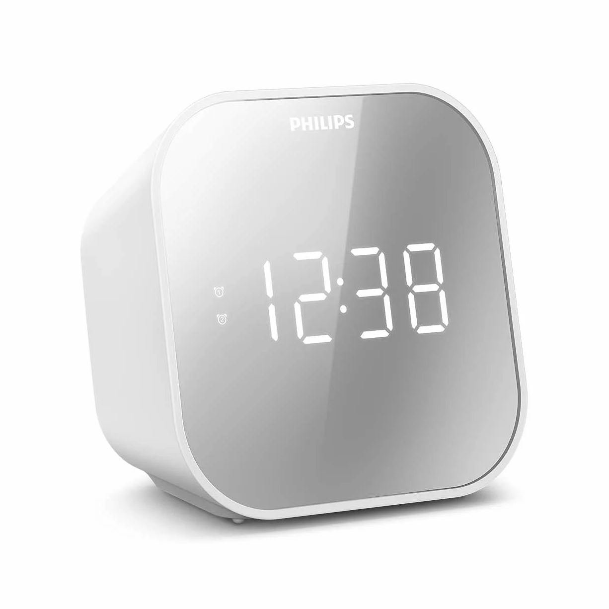 Philips Wake-Up TAR4406/12 Budzik, Biały, 12 x 12 cm