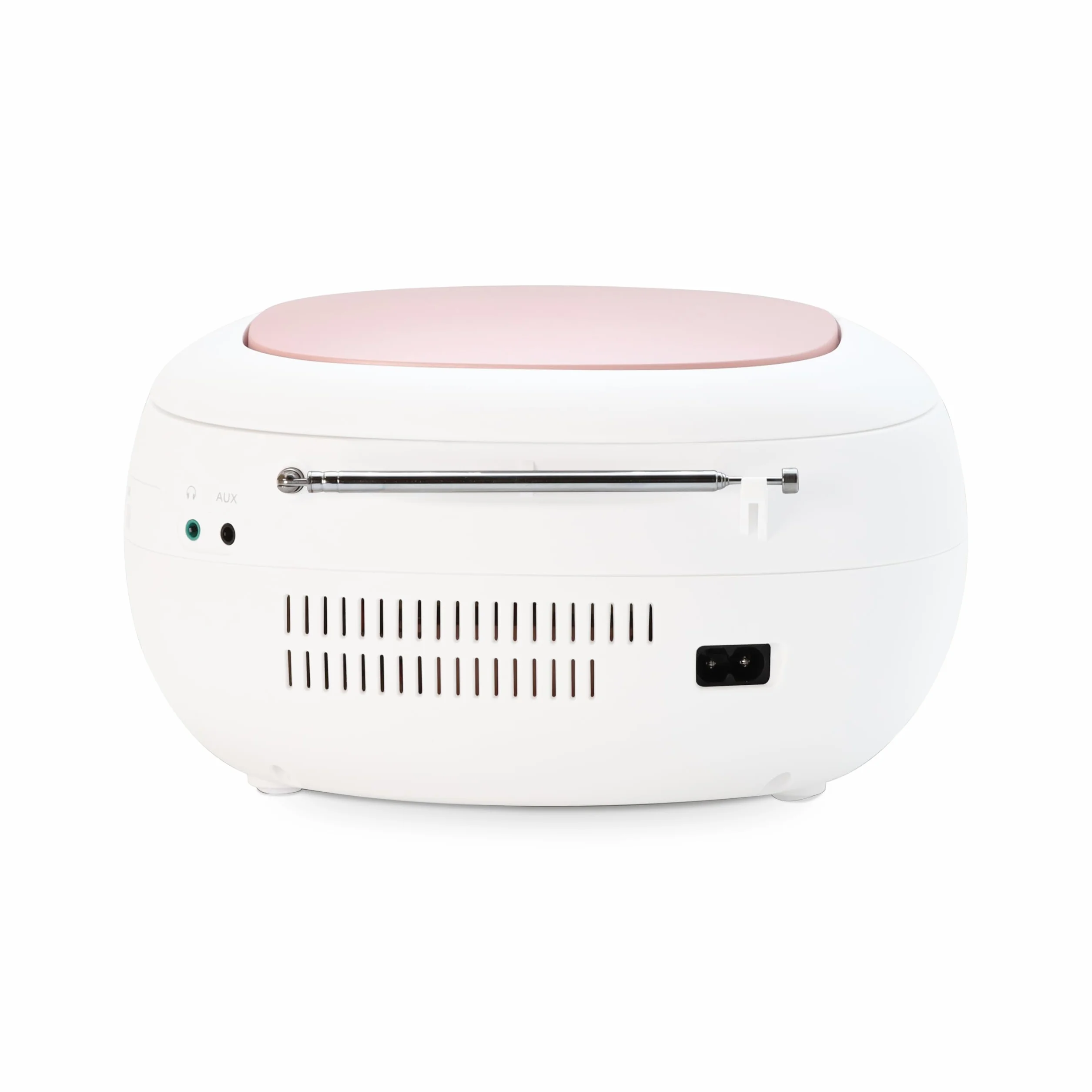 Metronic Przenośny odtwarzacz CD Radio Bluetooth Eden, MP3 z portem USB, odtwarzacz kart micro SD, radio CD - różowy - 477185