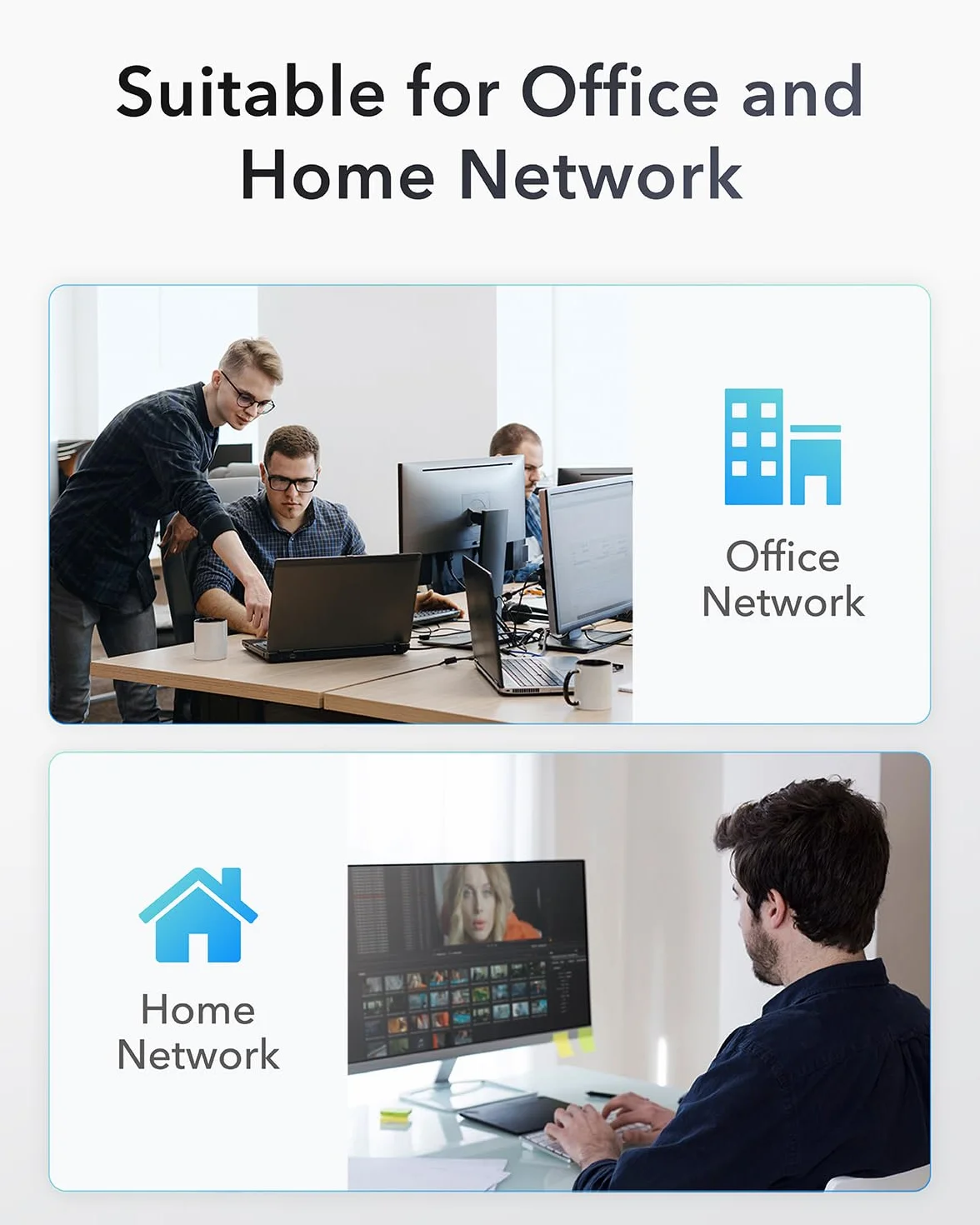 Cudy 5-portowy przełącznik Multi-Gigabit Ethernet, pełne porty 2,5 Gb/s, wykrywanie pętli, oszczędność energii 802.3az, uchwyt biurkowy lub ścienny, konstrukcja bez wentylatora, HS105