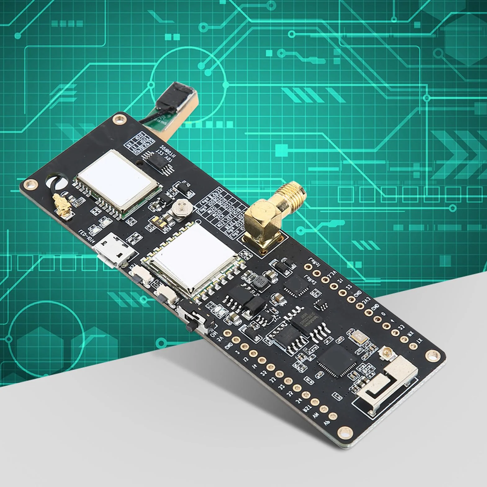Moduł ESP32 LoRa 915Mhz z GPS, Podstawa Akumulatorowa - Wysokiej Jakości PCB, Mocny sygnał, Bezprzewodowy Dostęp do Internetu