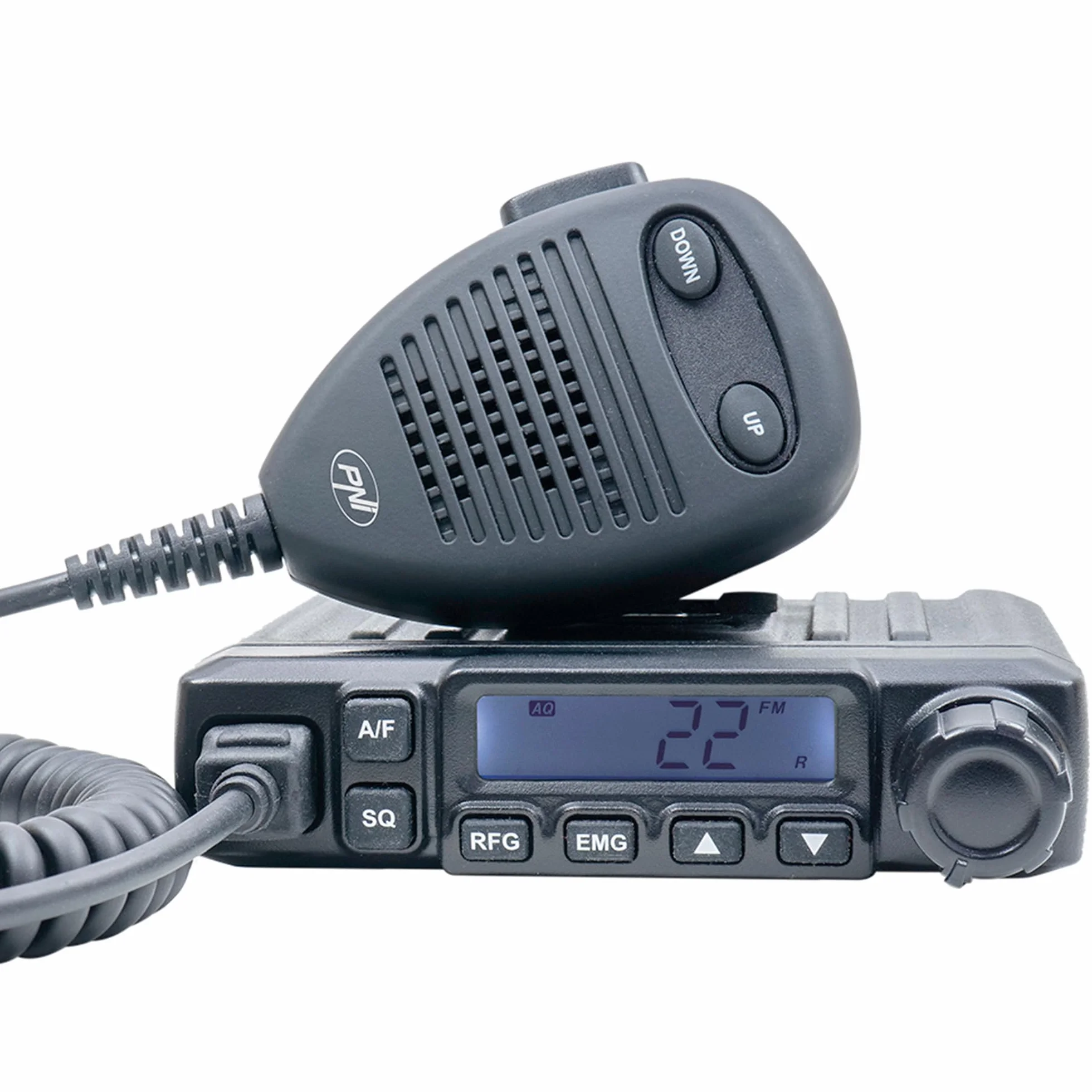 CB Radio PNI Escort HP 6500, Citizen Band, multistandard, 4W, 12V, ASQ, RF Gain, wtyczka do zapalniczki w zestawie, przełącznik AM/FM tylko dla pasma UE