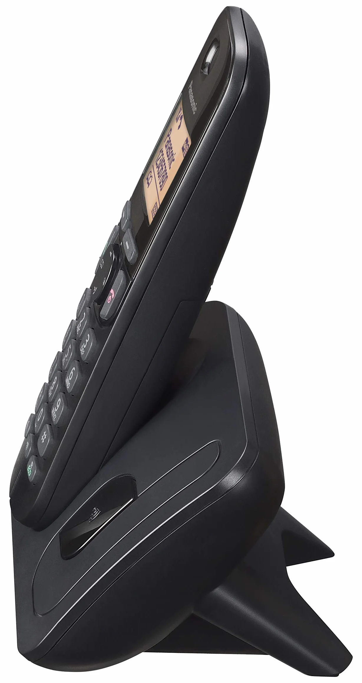 Panasonic KX-TGC210 Bezprzewodowy telefon stacjonarny z wyświetlaczem LCD i identyfikatorem dzwoniącego