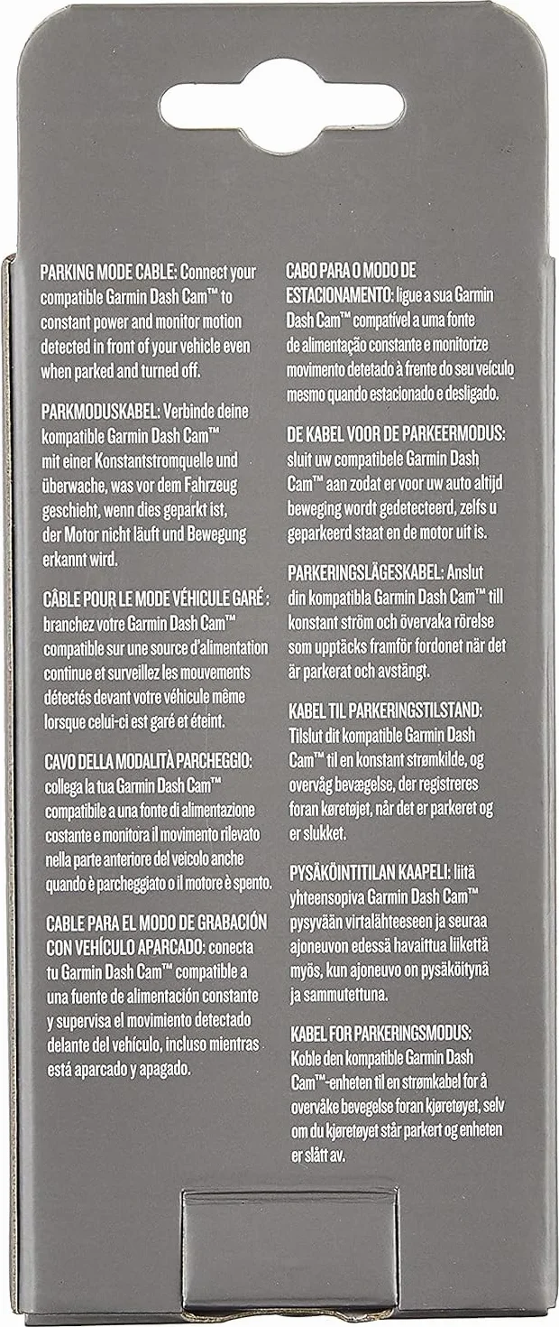 Garmin Dash Cam Parking Mode Cable do kamer Garmin Dash Cams kabel montażu stałego trybu monitoringu