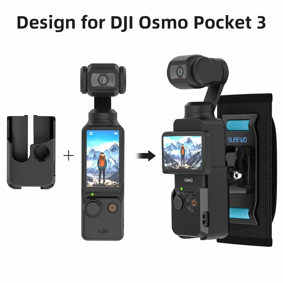 DJI Osmo Pocket 3 Plecak, pas kieszonkowy, pasek na ramię, uchwyt