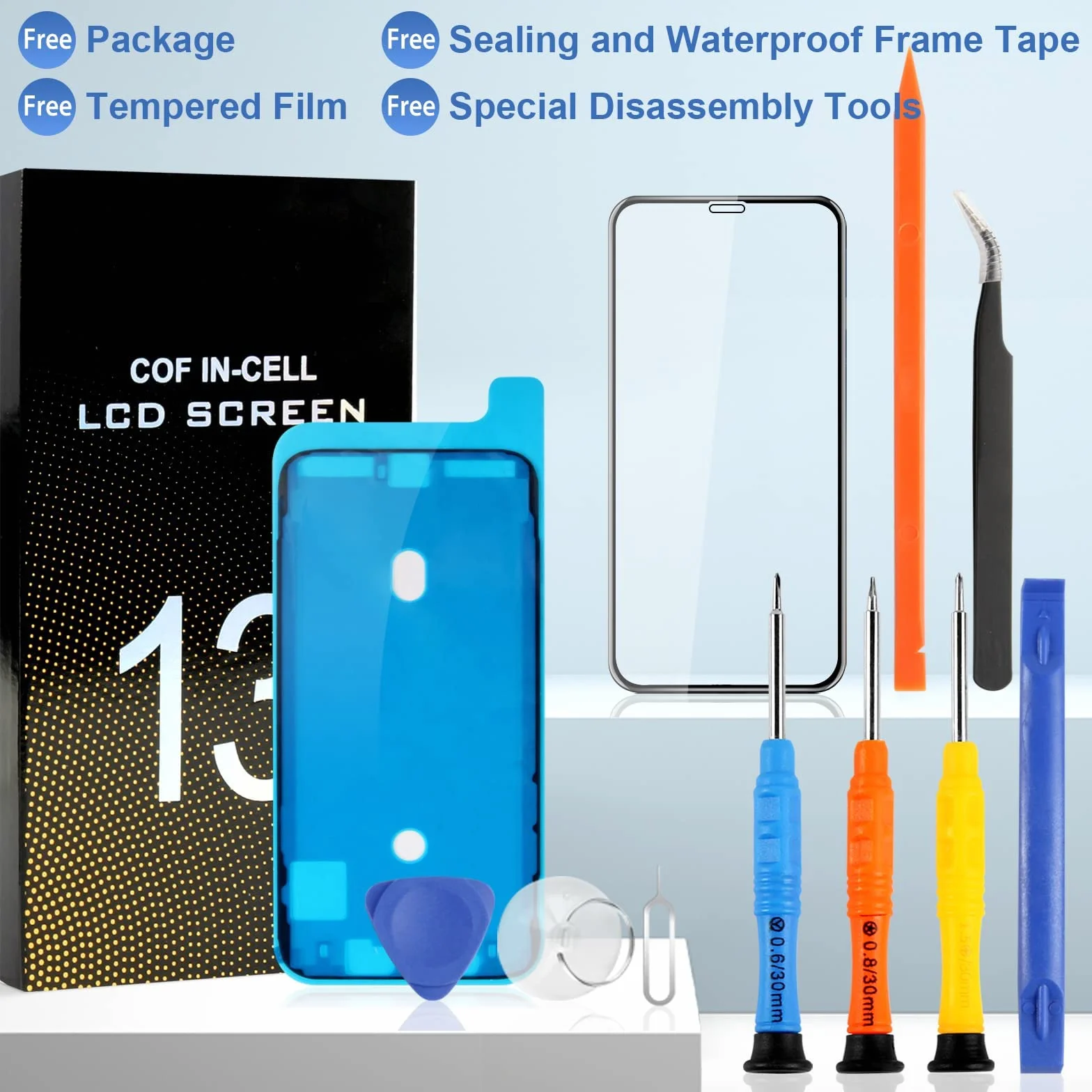 Dla iPhone 13 zamiennik ekranu dla iPhone 13 ekran LCD zamiennik A2633 wyświetlacz LCD A2482 dotykowy digitizer montaż A2631 A2634 A2635 (Incell nie oryginalny)