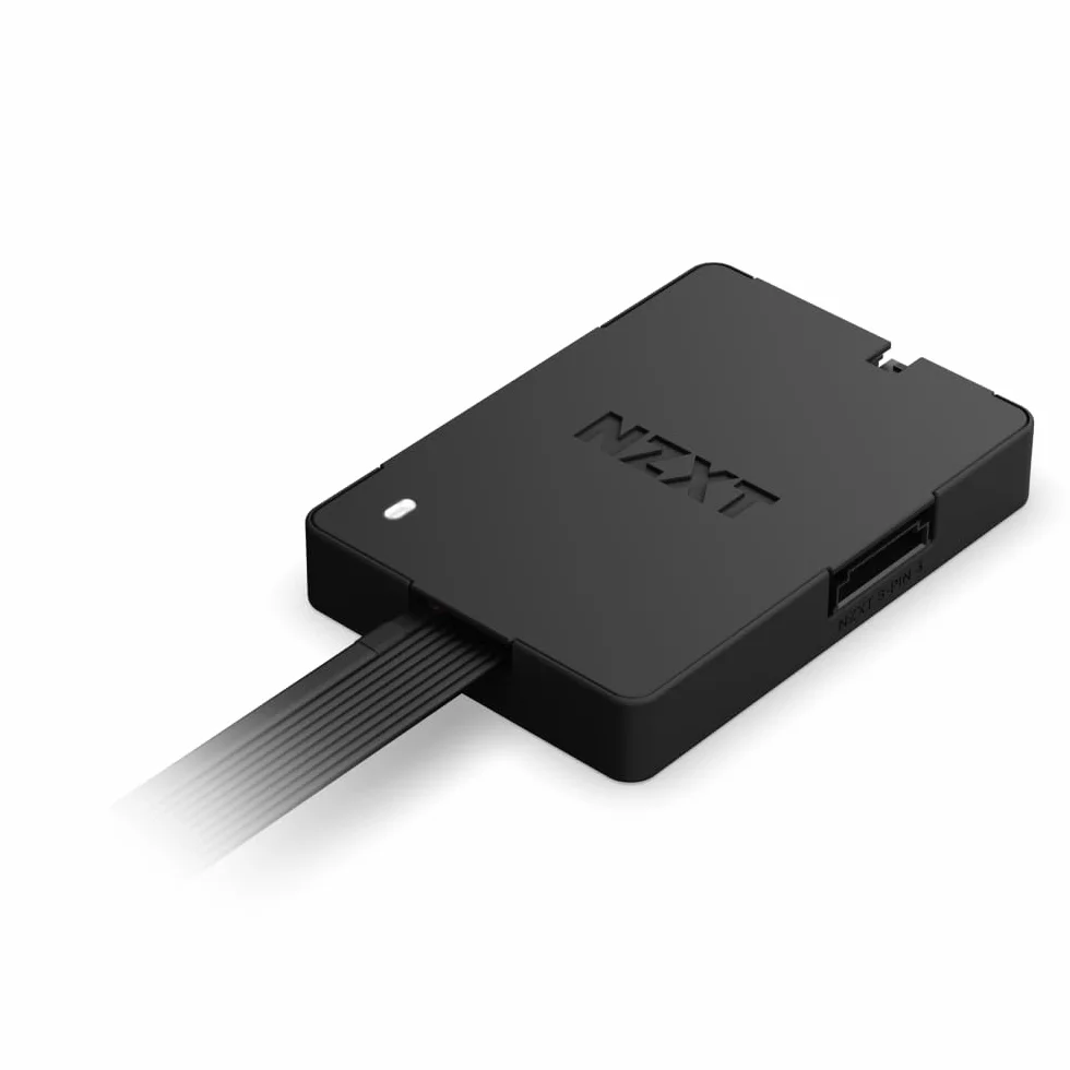 NZXT Control Hub - Cyfrowe sterowanie oświetleniem RGB i prędkością wentylatorów PWM - Sterowanie do 5 wentylatorami PWM lub 4 wentylatorami NZXT Single-Frame - Zasilane przez oprogramowanie NZXT CAM