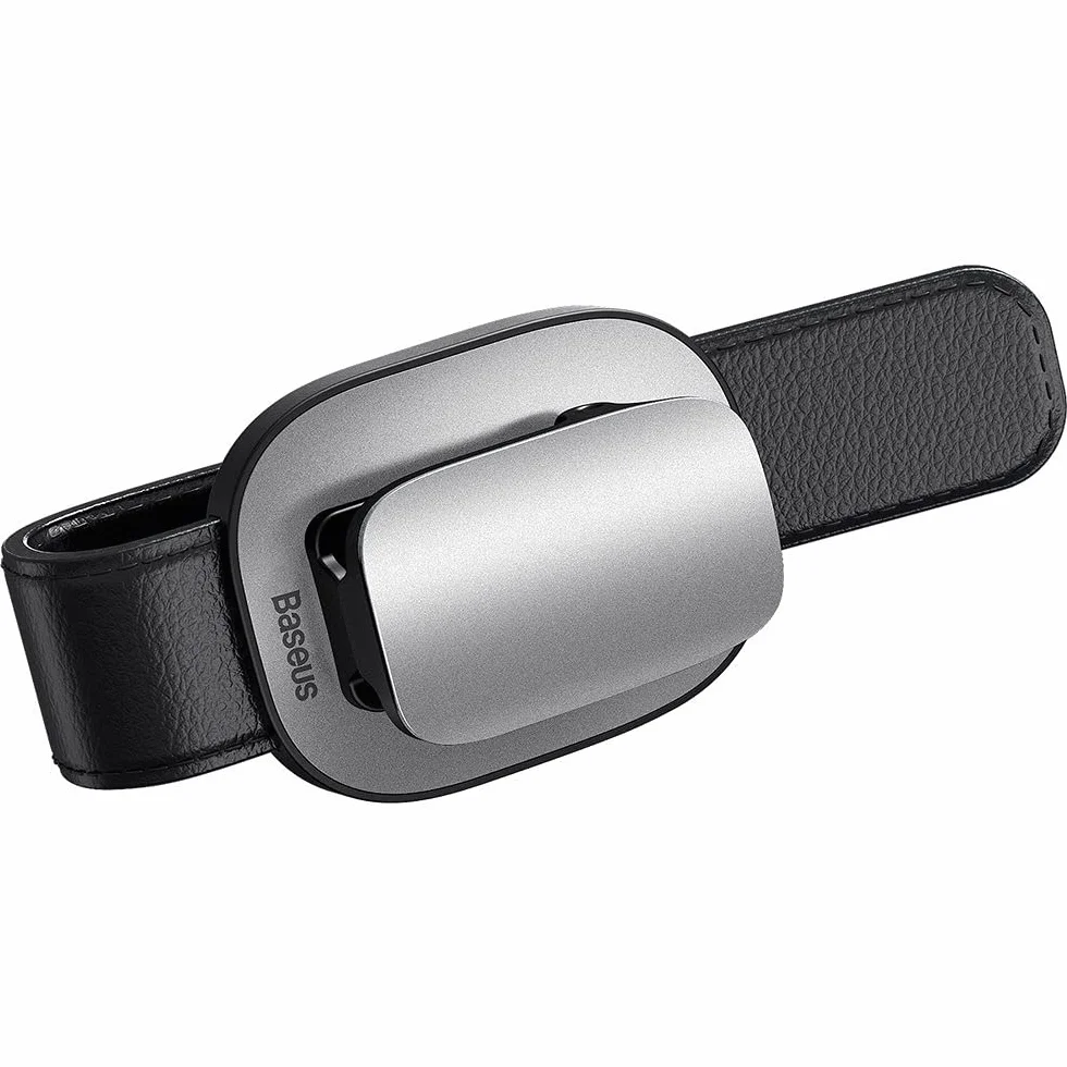 Baseus Platinum Vehicle Eyewear Clip (typ klipsa) (srebrny)