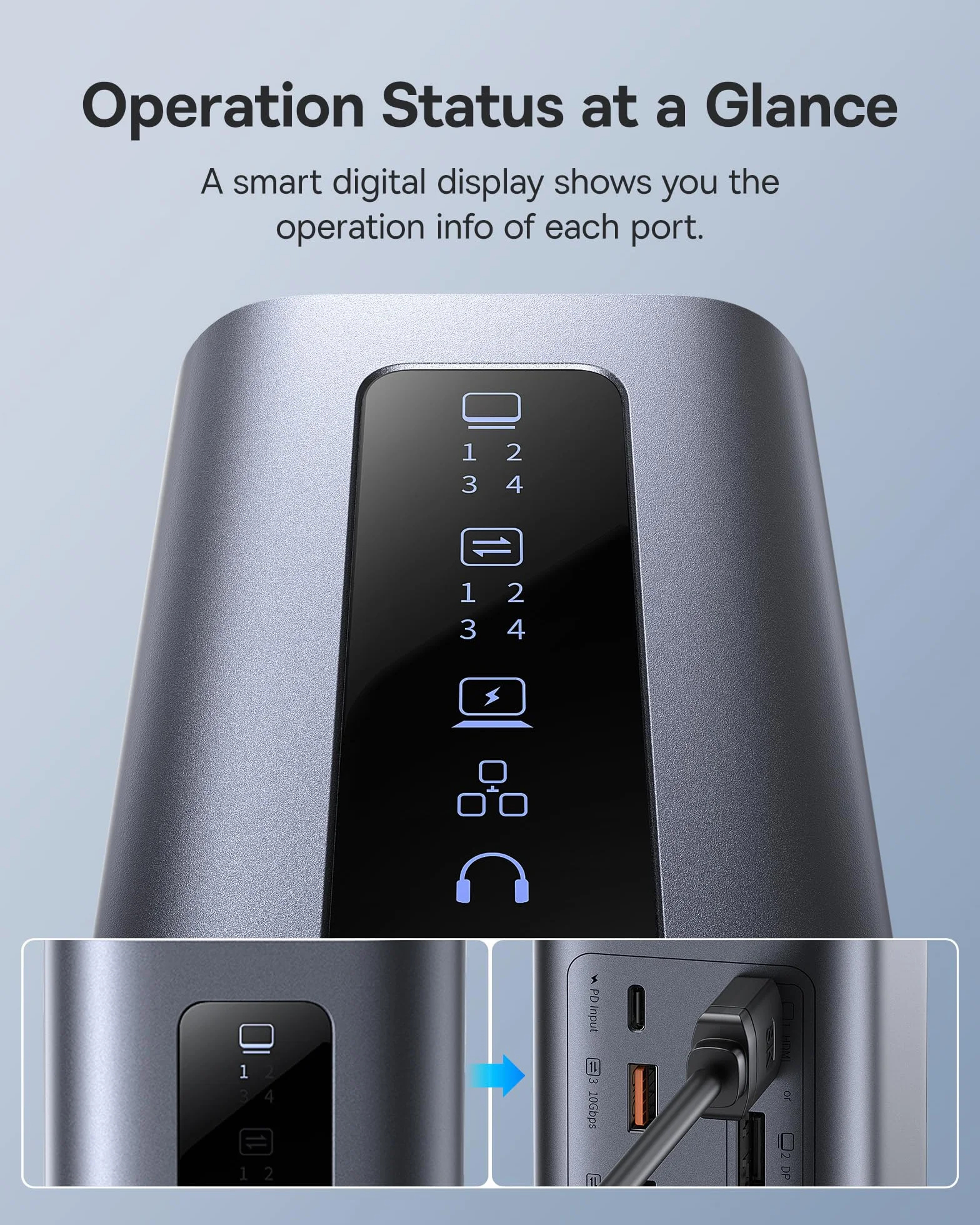 Baseus Stacja dokująca Spacemate Series 11 w 1 stacja dokująca 3 monitory z 2 x HDMI 1 x DP 4K @ 60 Hz, 3 x USB-A/C 10 Gb/s, 1 Gbps Ethernet, 100 W PD, kompatybilna z laptopem