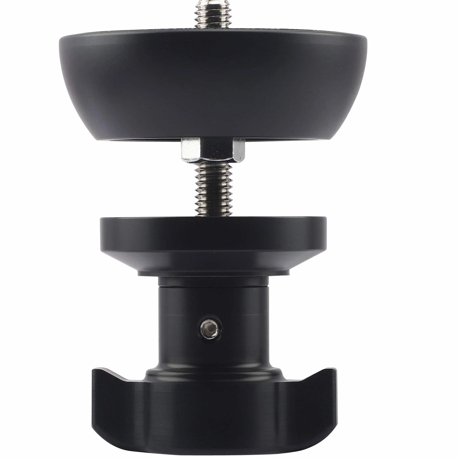 Haoge 75 mm metalowa półkula płaska adapter do miski statyw Manfrotto 501/502/504