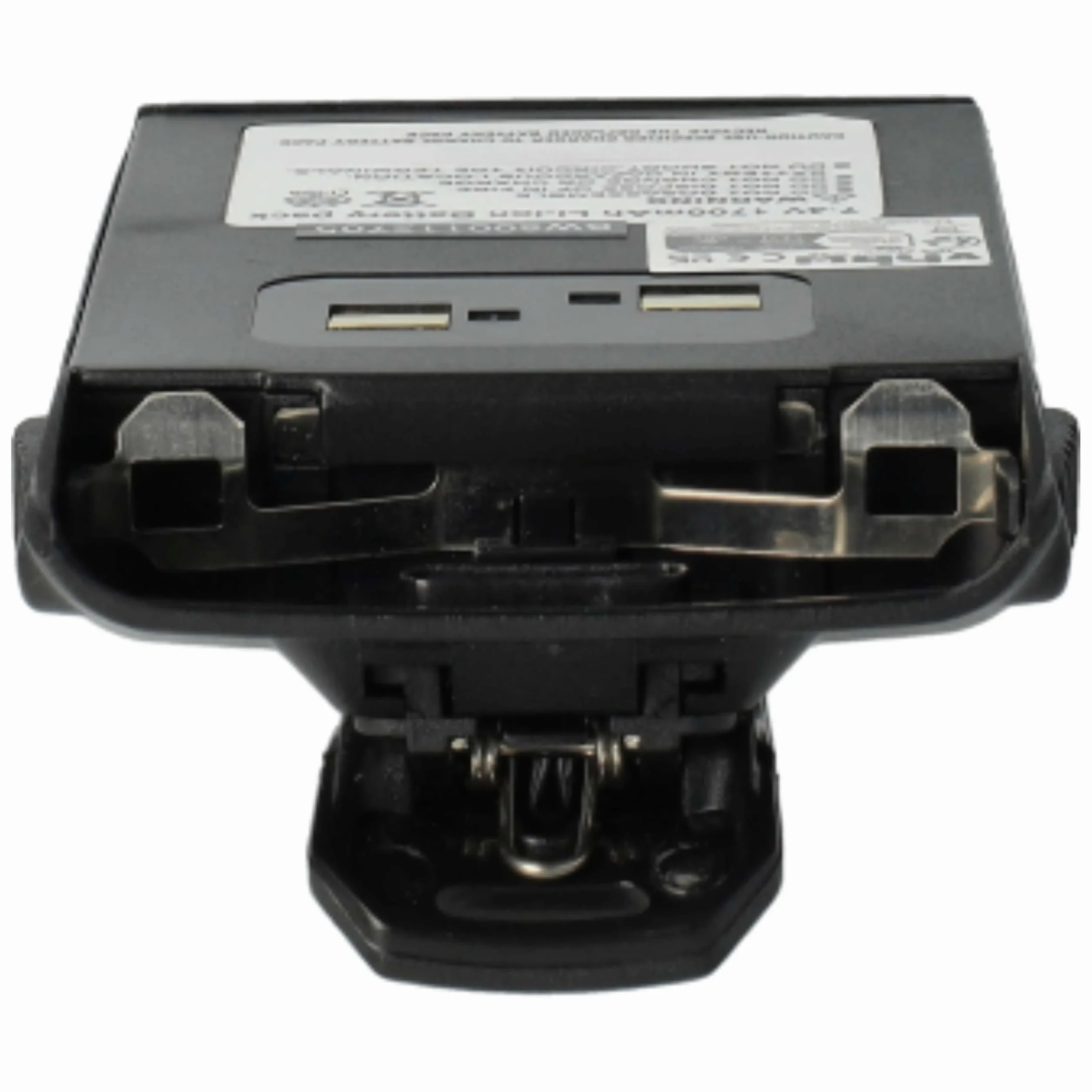 vhbw 2 x bateria kompatybilna z Wouxun KG-UVD1P, KG-UV6D, radio KG-UVD1 (1700mAh, 7,4V, Li-ion) + klips