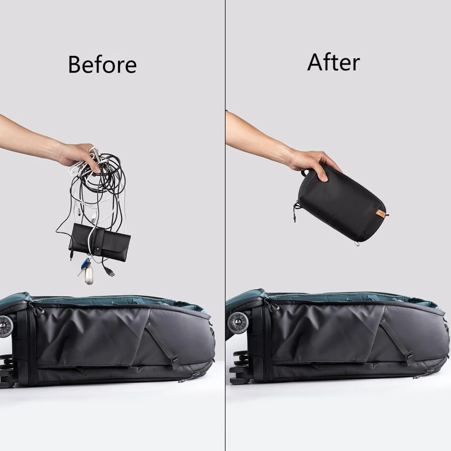 Pgytech Pouch Tech torba do przechowywania urządzeń, czarny, Mini
