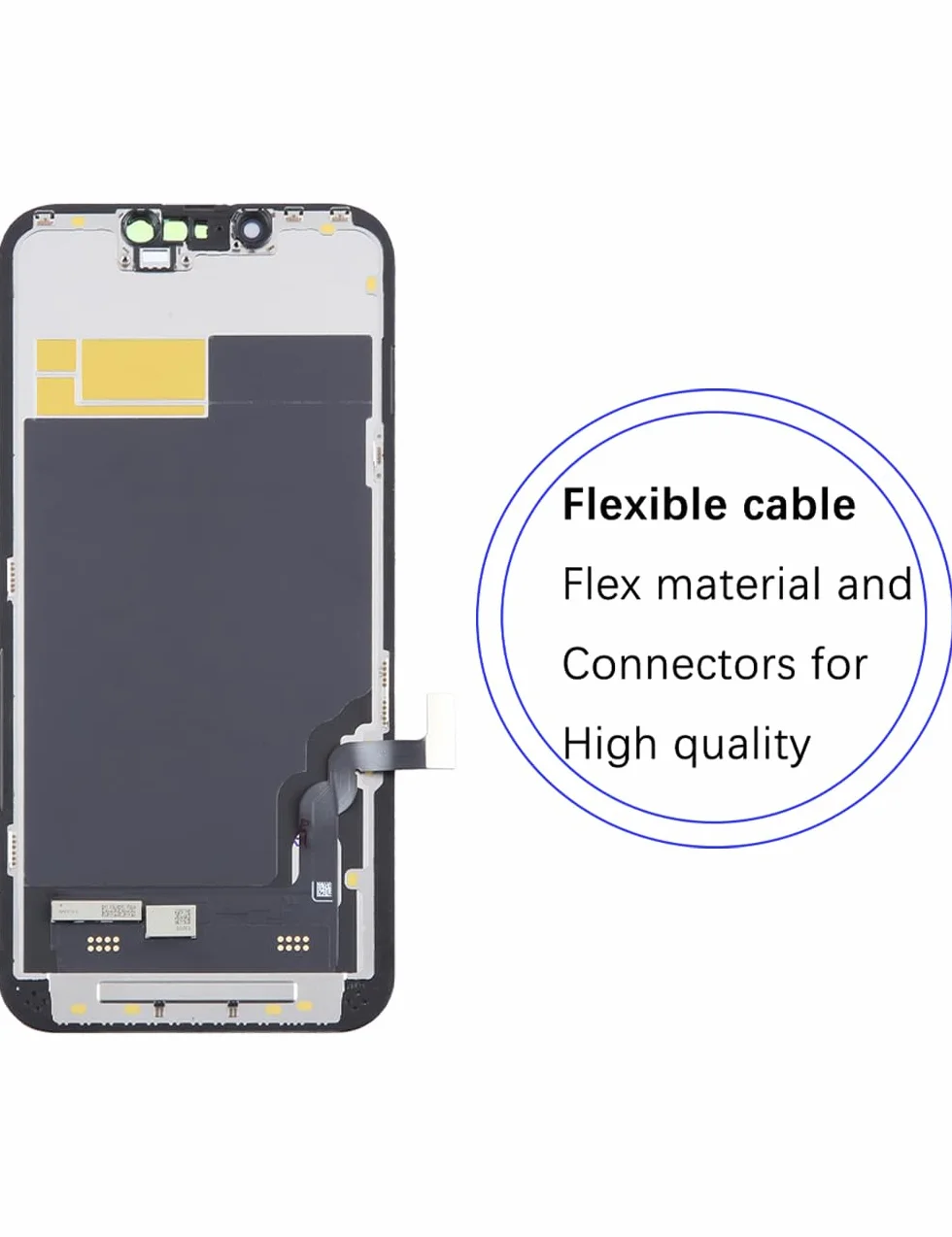 Wyświetlacz do iPhone 13 LCD zamiennik ekranu FHD ekran dotykowy 3D Touch Face ID Digitizer ramka montażowa, wodoodporny klej, zestawy naprawcze
