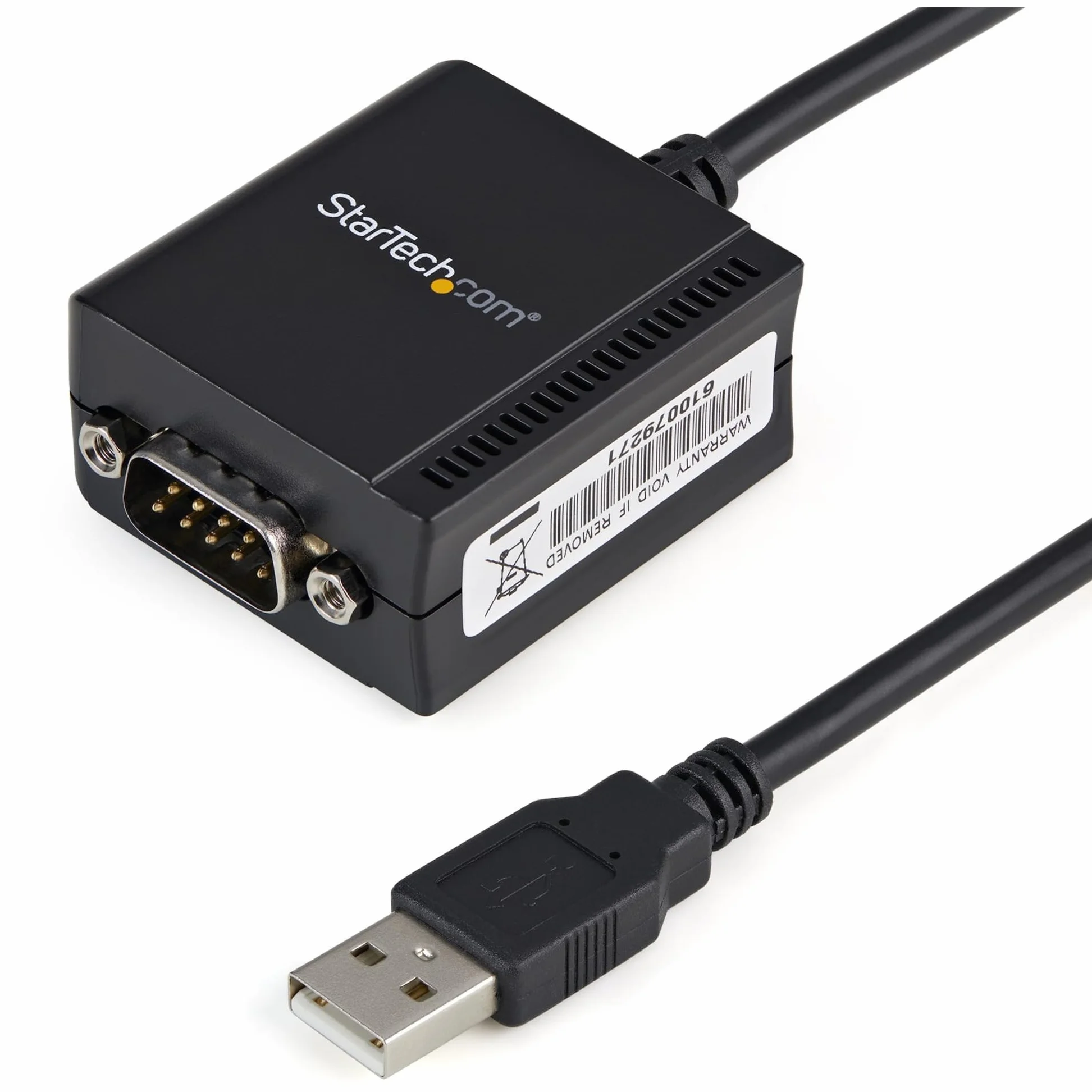 StarTech.com Adapter USB na RS232 DB9 1 port FTDI USB UART czarny
