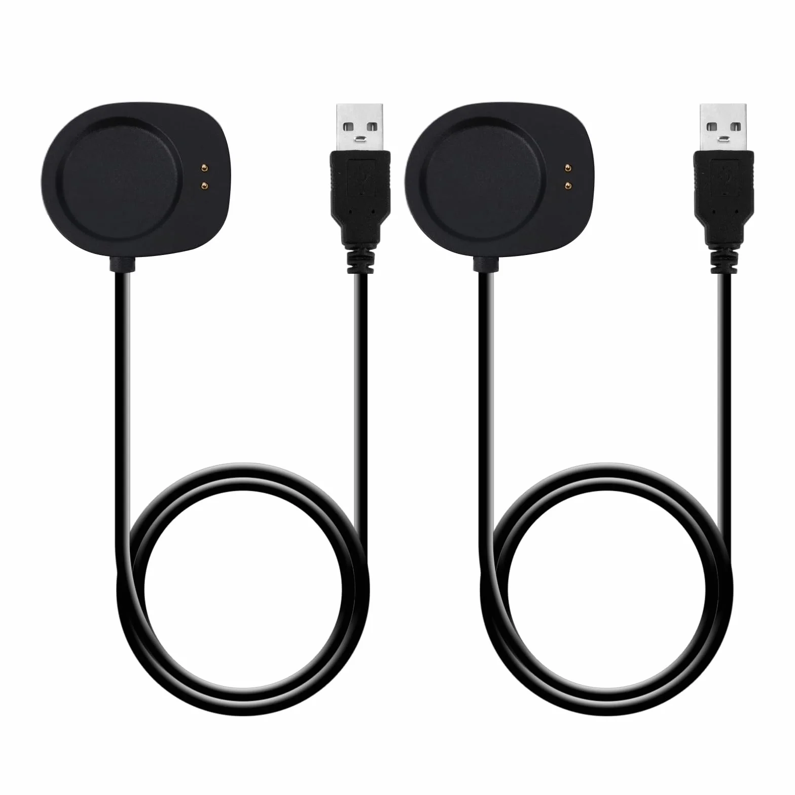 2szt Zapasowe Ładowarki do Amazfit T-Rex 3/Balance 2/Helio Strap/Balance, 102 cm Długości Zapasowy Magnetyczny Kabel Ładujący USB