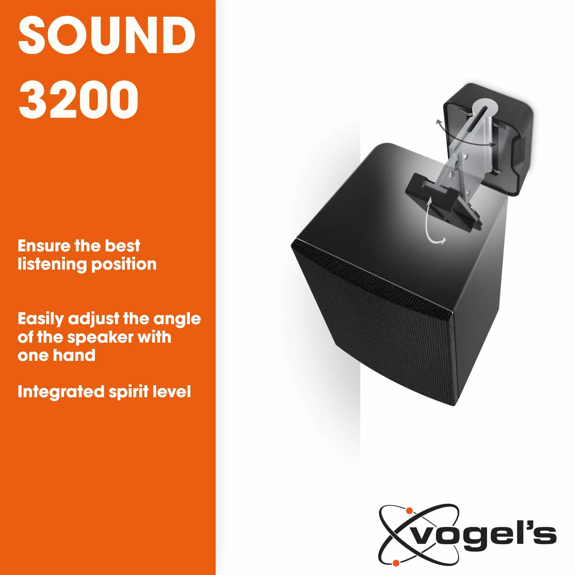 Vogel'S SOUND 3200 Uchwyt Do Głośników Czarny