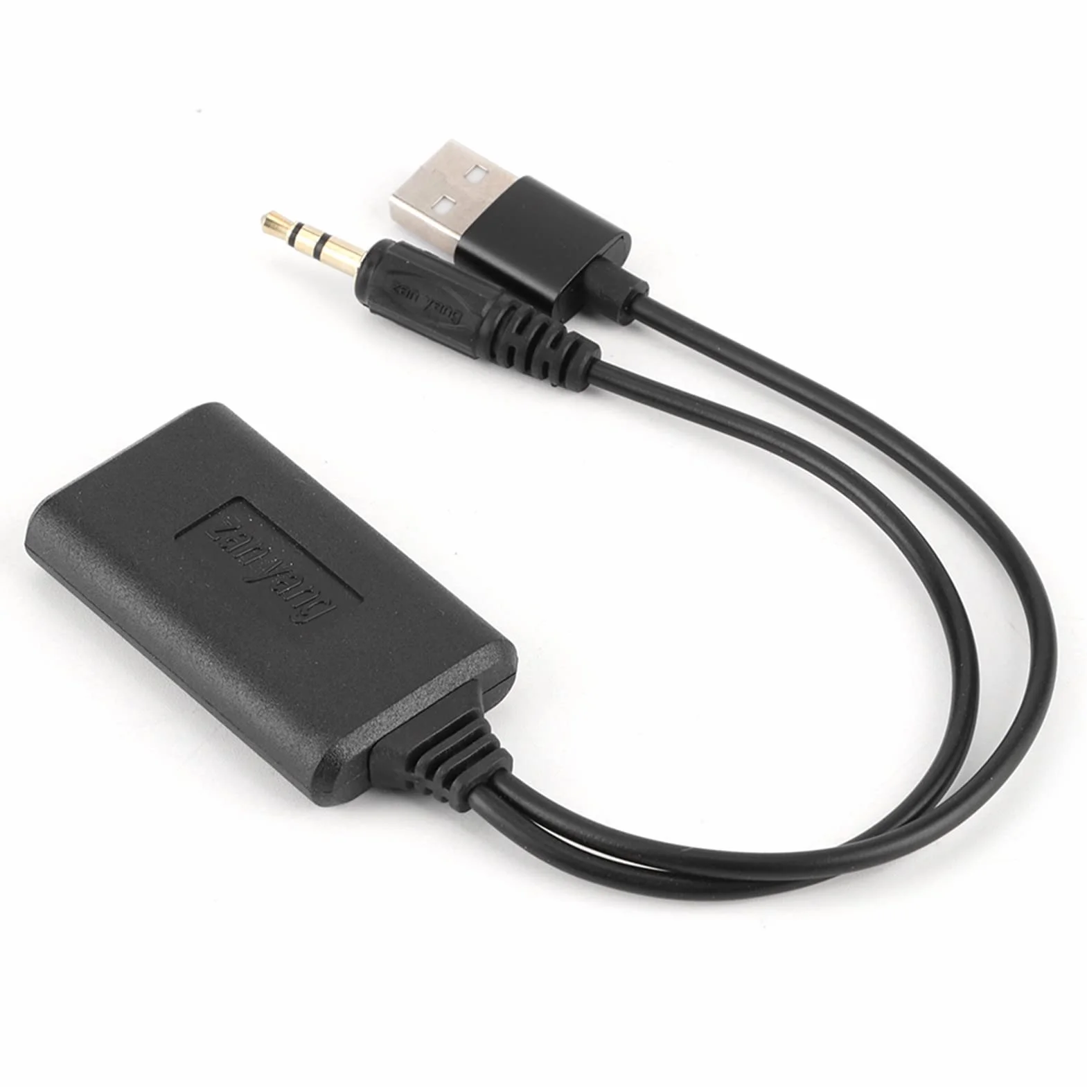 Adapter Samochodowy Bluetooth AUX Kabel Audio 3.5mm Jack Adapter Słuchawkowy, Bezprzewodowy Odbiornik Audio Stereo Bluetooth Jakość Dźwięku HIFI Odbiornik Bluetooth