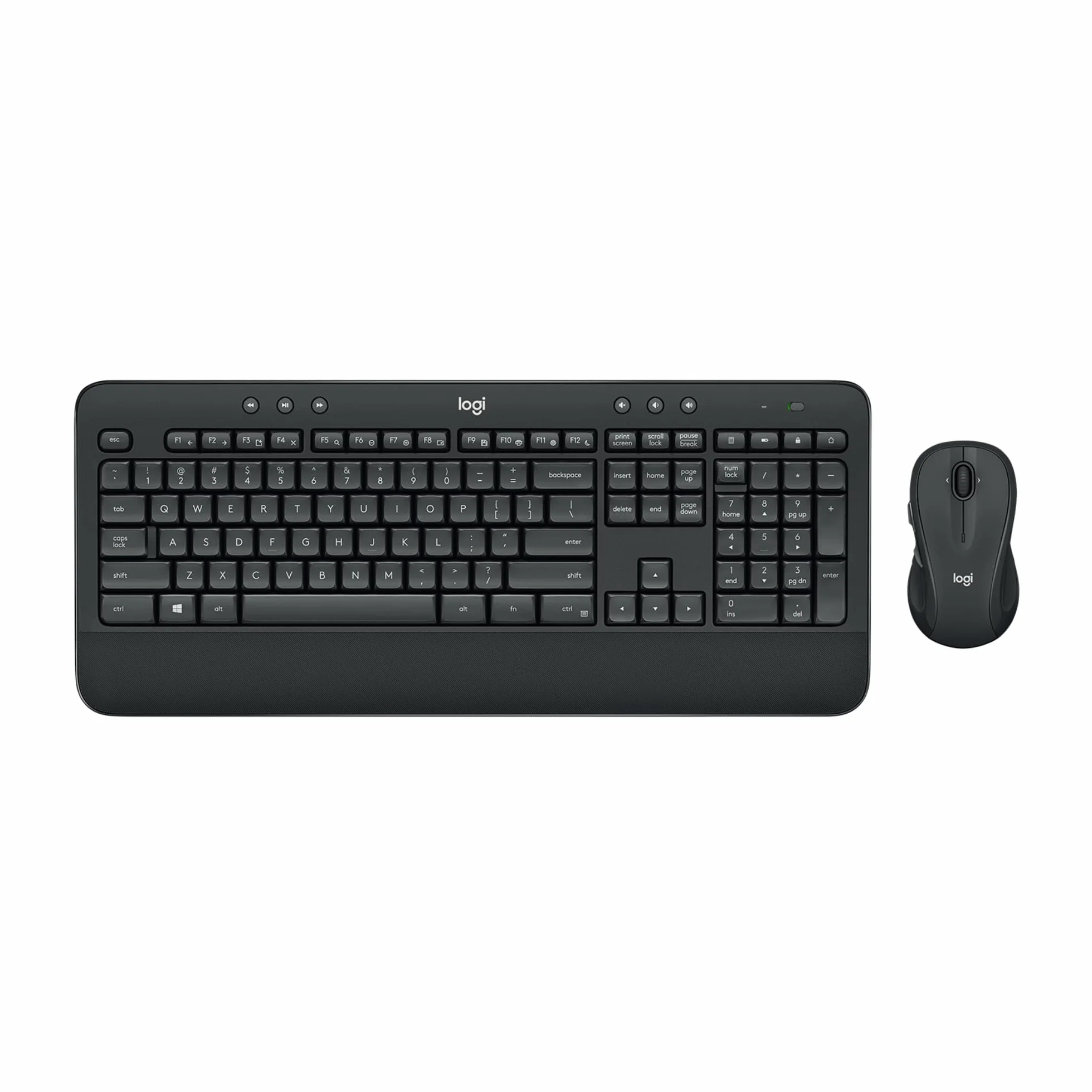 Logitech Mk545 Advanced Wireless Keyboard And Mouse Combo, Stworzony Dla Ciebie. Zaawansowany,Pc/Chromebook - Szary,920-008923