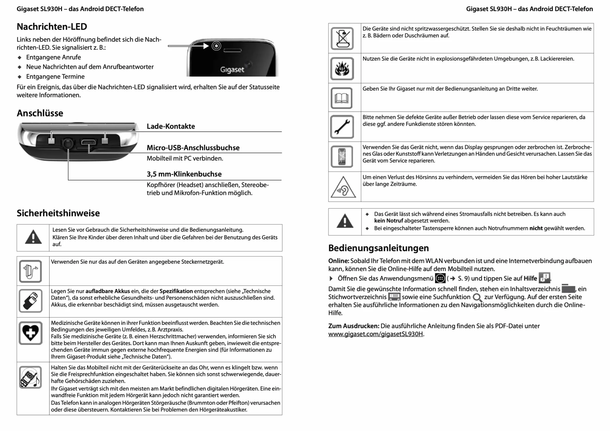 Gigaset SL910H / SL910 H Charger / Ładowarka srebrna do SL910 / SL910A