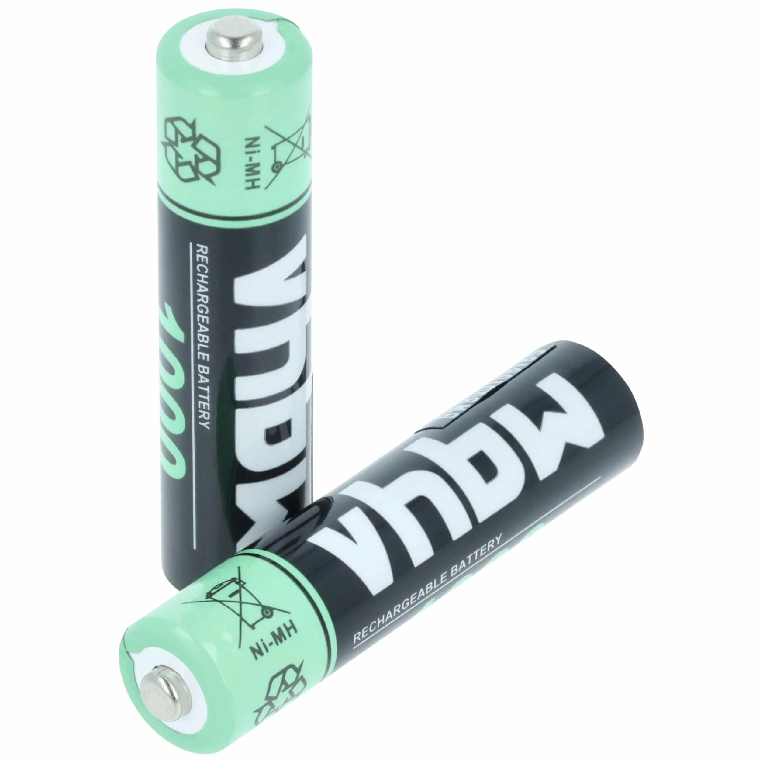 vhbw Akumulator AAA, 2 zestawy Kompatybilny z Telekom Sinus CA-37, CA34 Duo, CA37, CA 37 - Akumulator 1000 mAh, 1,2 V, NiMH