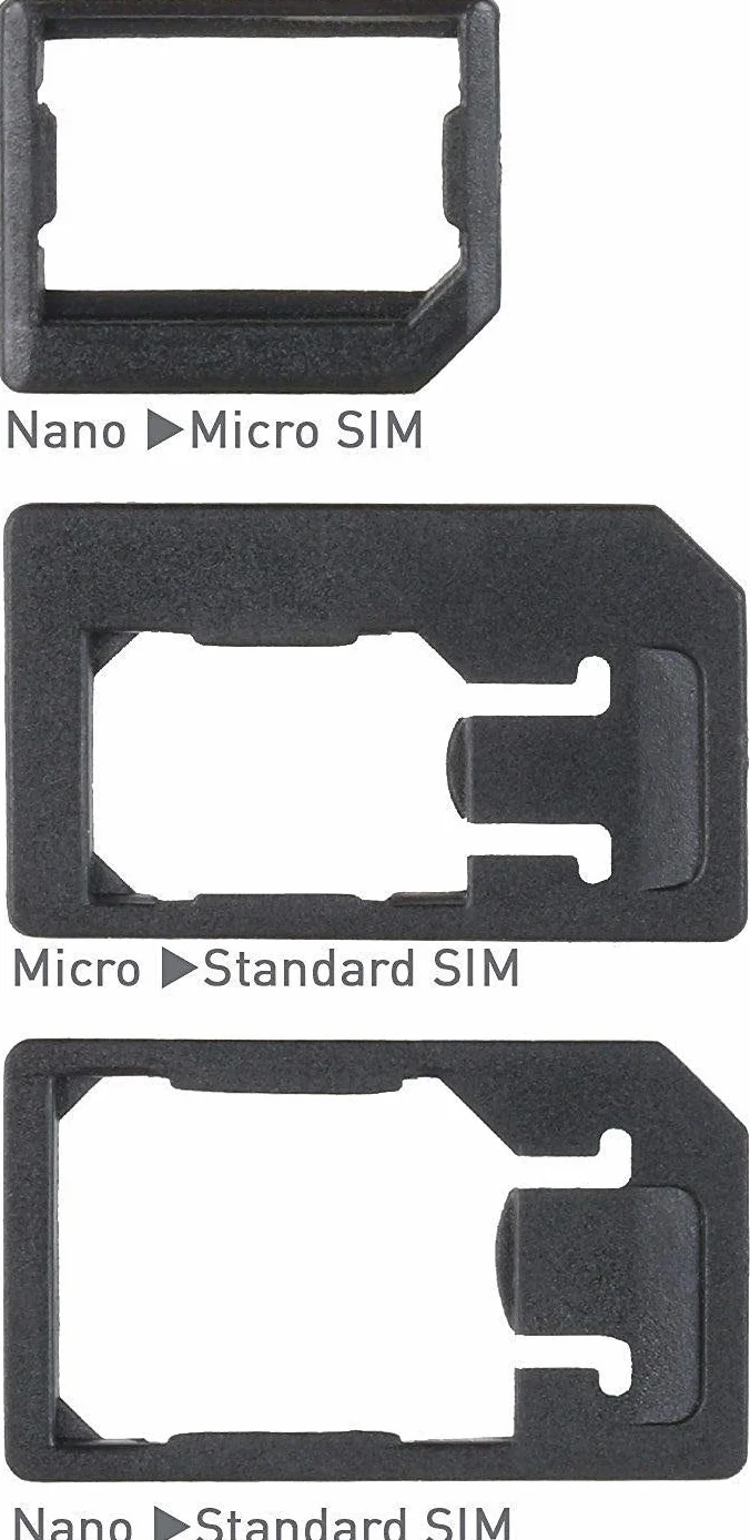 Wicked Chile 8in1 Micro Nano SIM Adapter Zestaw i standardowe karty + Pin do kart SIM do telefonu komórkowego, tabletu, routera WLAN, LTE Router podróżny, Surfstick(z etui podróżnym)