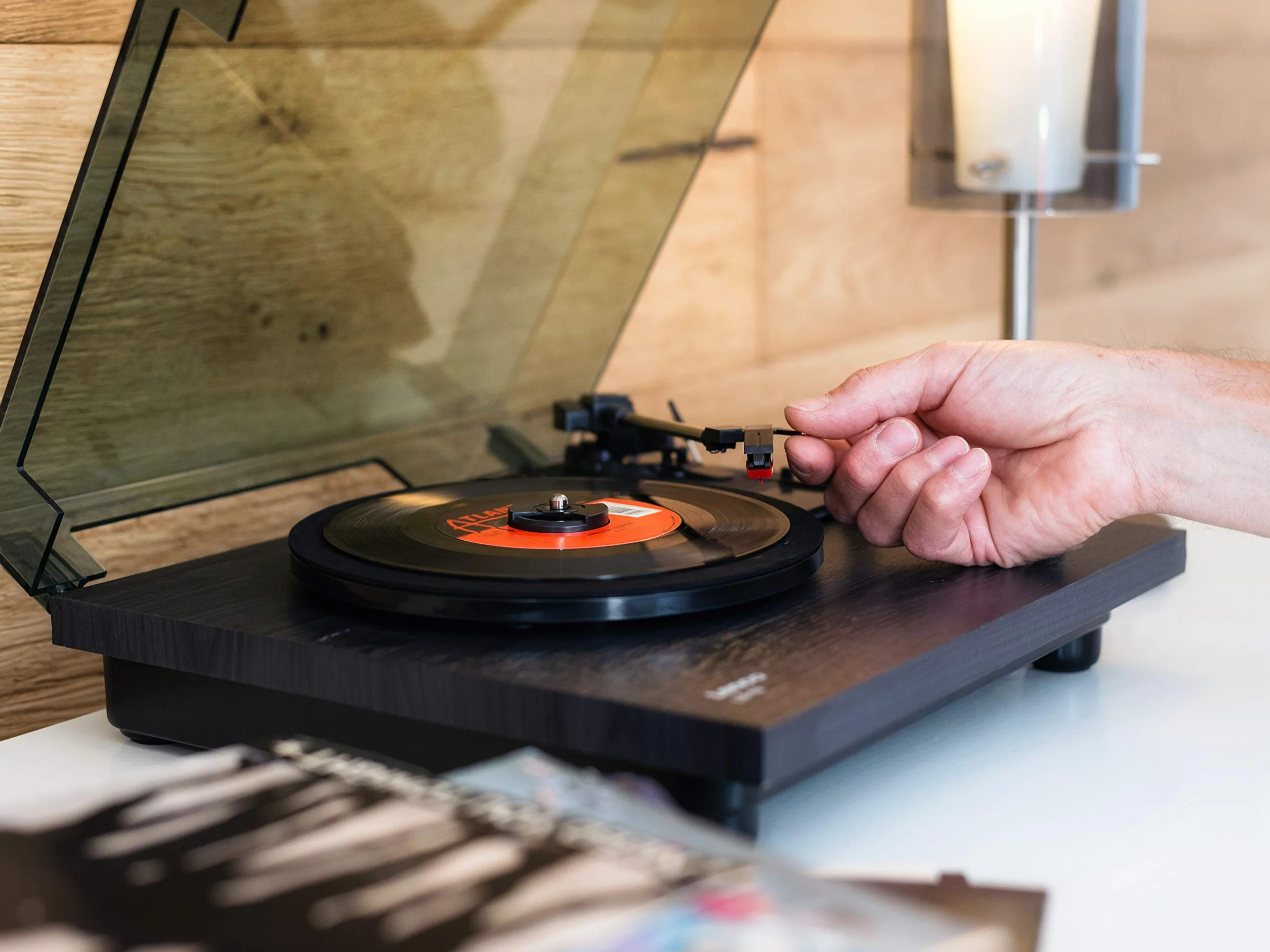 Lenco LS10 Gramofon Czarny