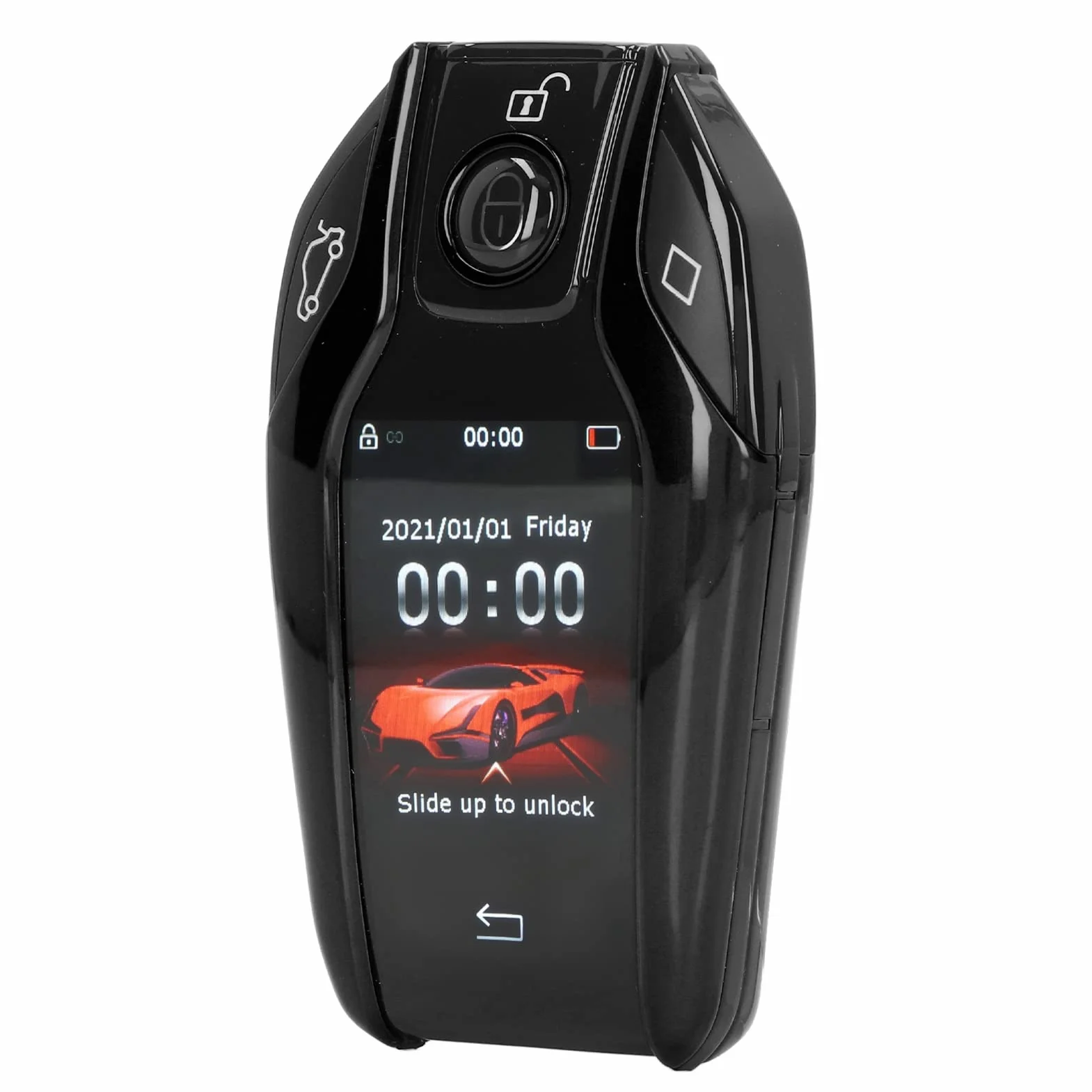 TK800 Ekran LCD Inteligentny Klucz Zdalne Wejście Bez Klucza Czarny
