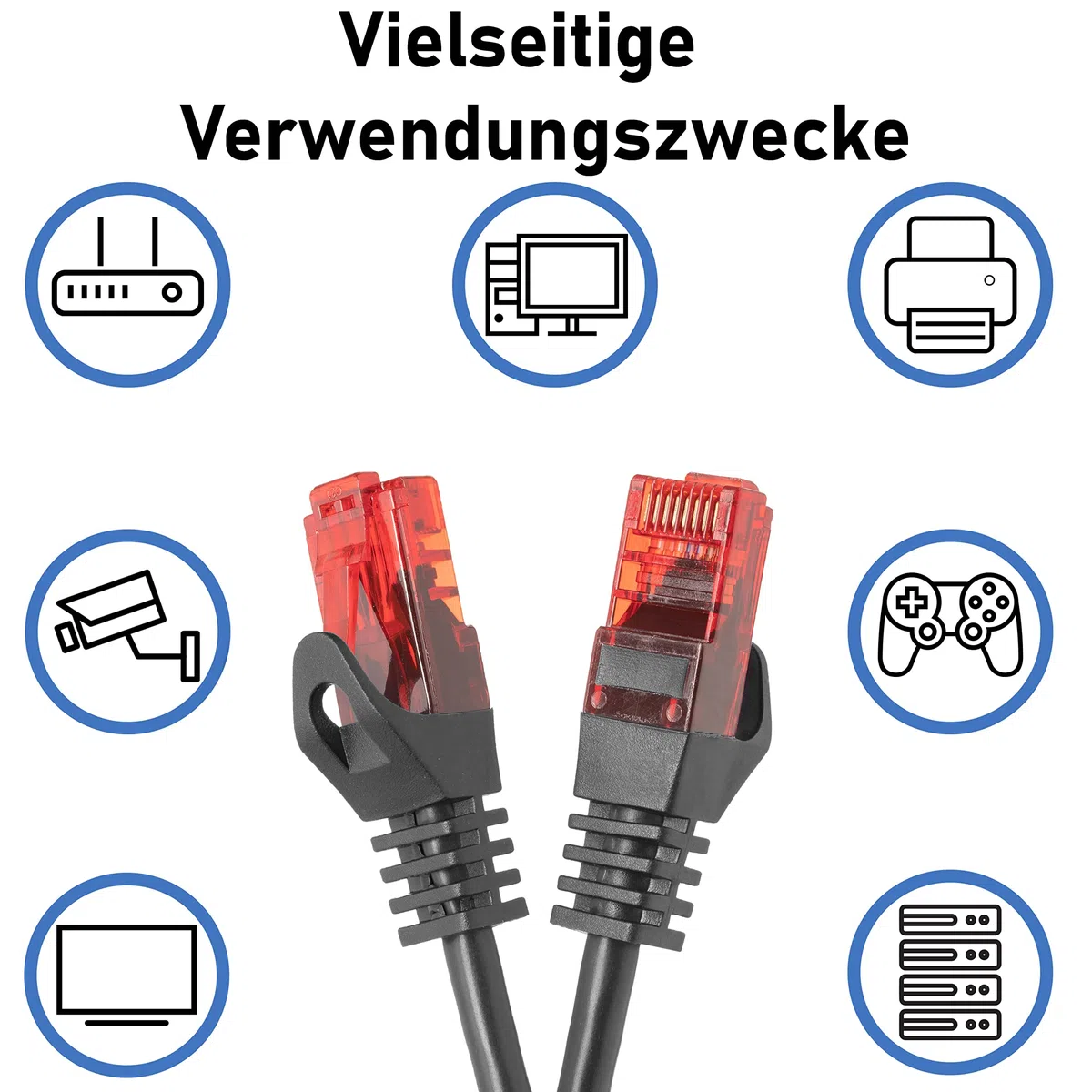 BIGtec BIG534 Kabel Sieciowy Gigabit Ethernet LAN 5 m Czarny