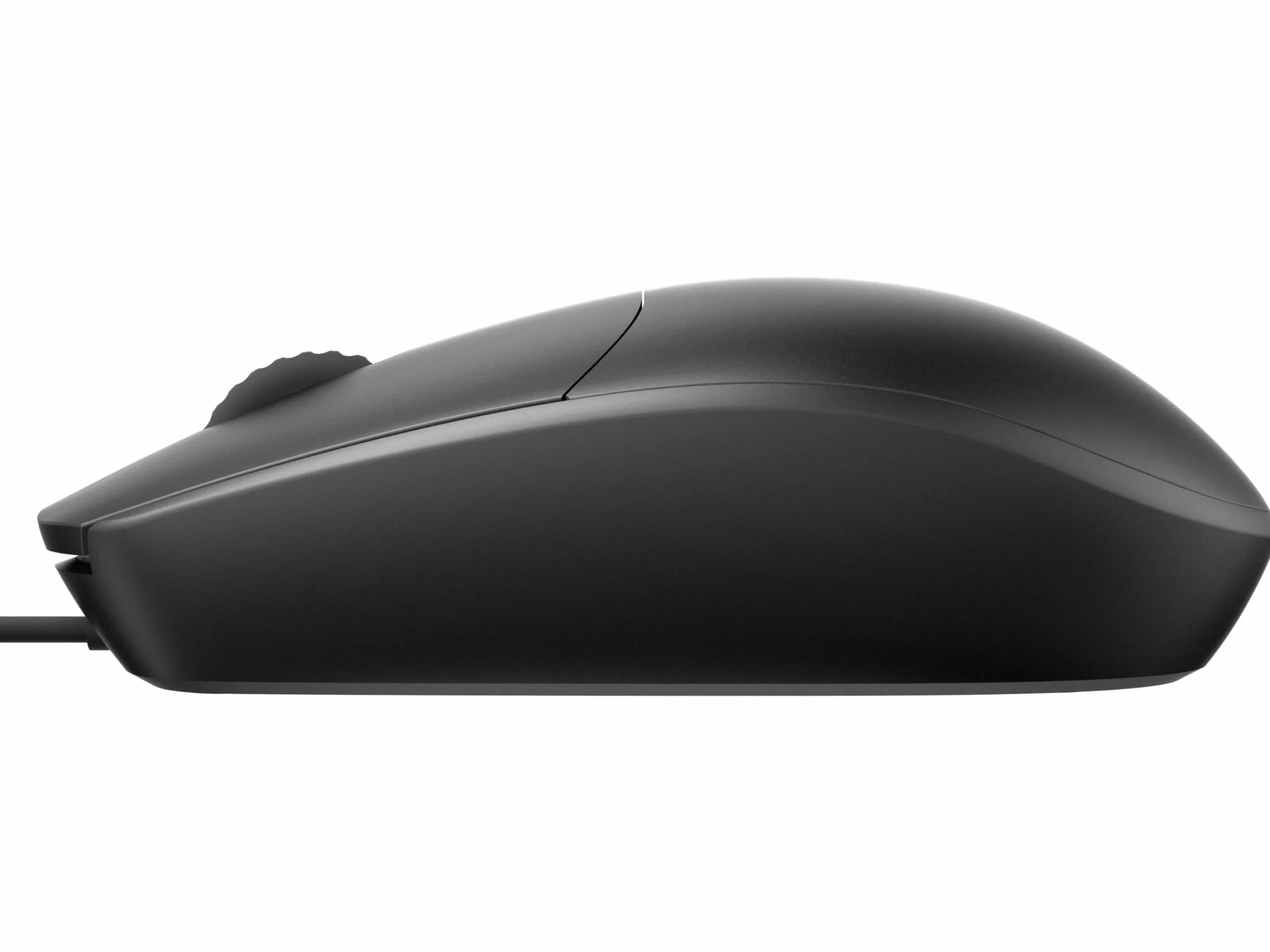 Rapoo Komputerowa mysz optyczna N100 (ergonomiczna, oburęczna, 3 przyciski, przewodowa, 1600 DPI, scroll) czarna