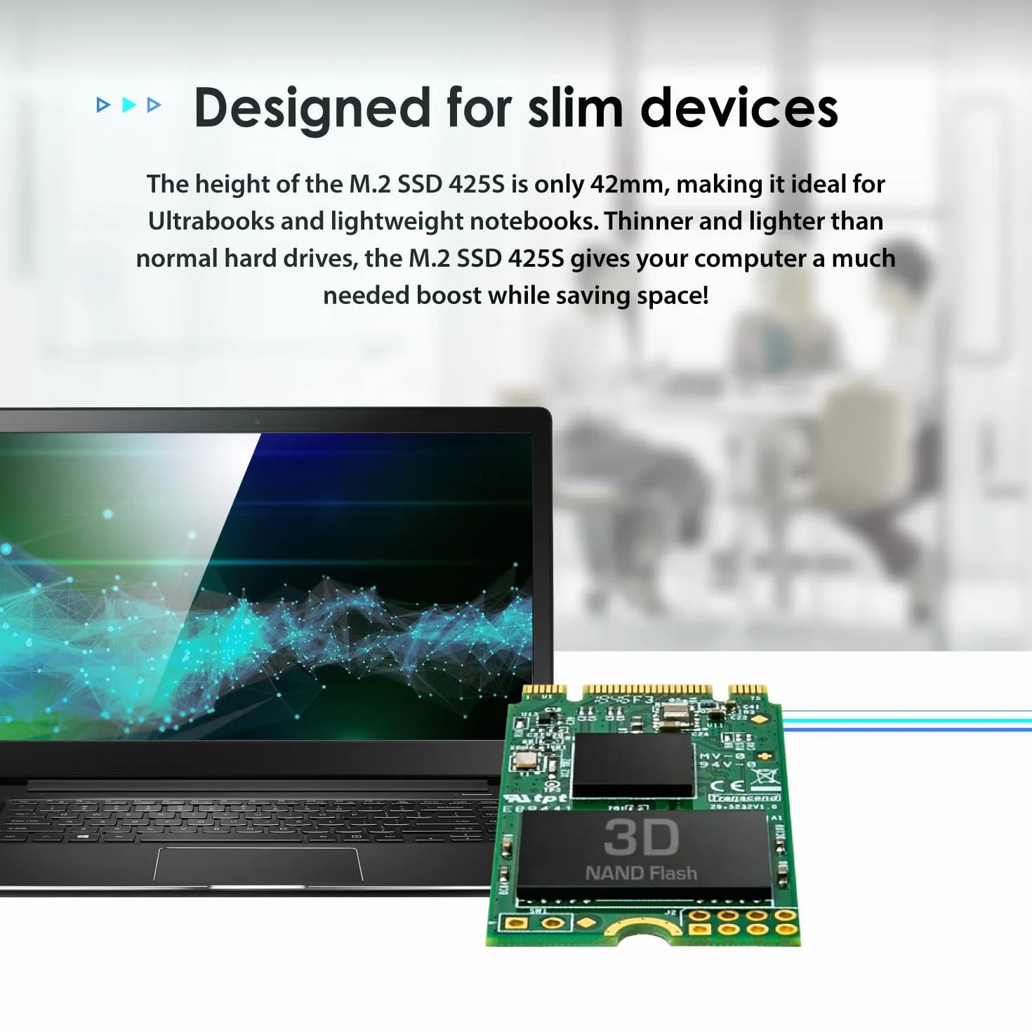 Transcend MTS420S 240 GB M.2 2242 SATA SSD 3D TLC