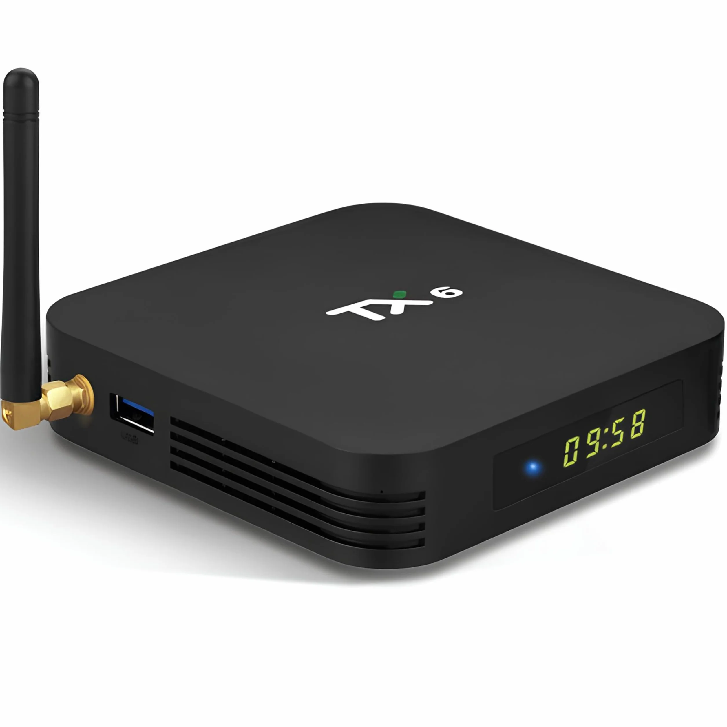 Retoo Android TV Box TX6 Smart TV Box z pilotem zdalnego sterowania Quad-Core AllWinner H6 4 x 1,5 GH, konwerter procesora (32 GB 4 GB RAM) 2,4 GHz WiFi Ethernet USB 3.0 MALI-T720 zasilacz