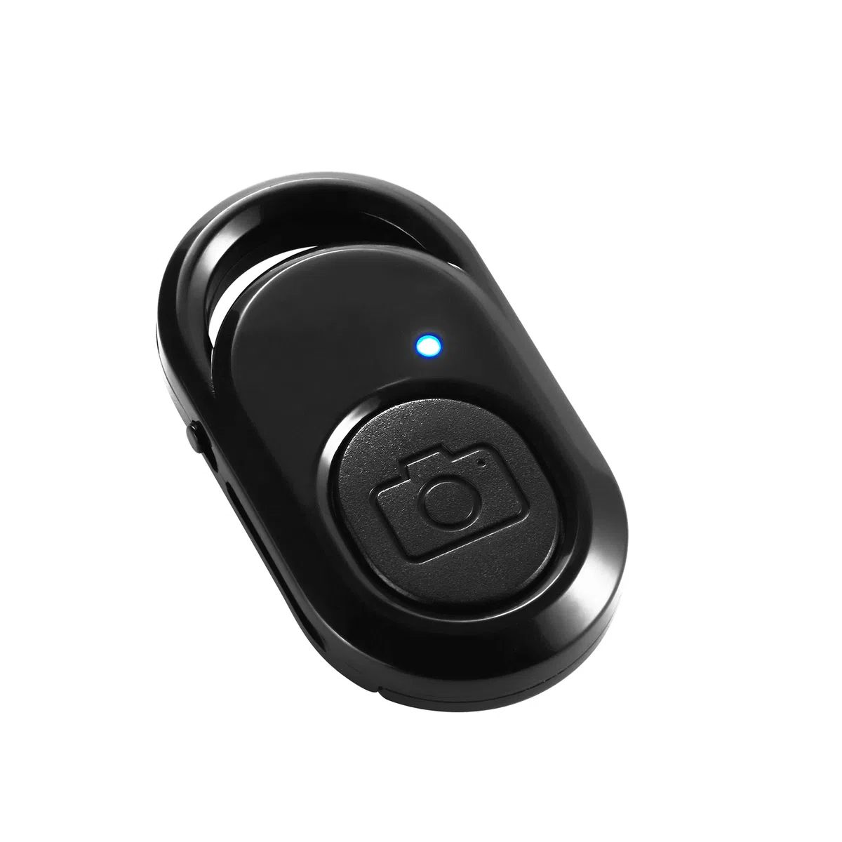 HITSLAM pilot zdalnego sterowania Bluetooth, migawka aparatu z technologią bezprzewodową Bluetooth, kompatybilna z iPhone/Samsung/HUAWEI/BLU/Motorola (iOS i Android), pasek na nadgarstek w zestawie