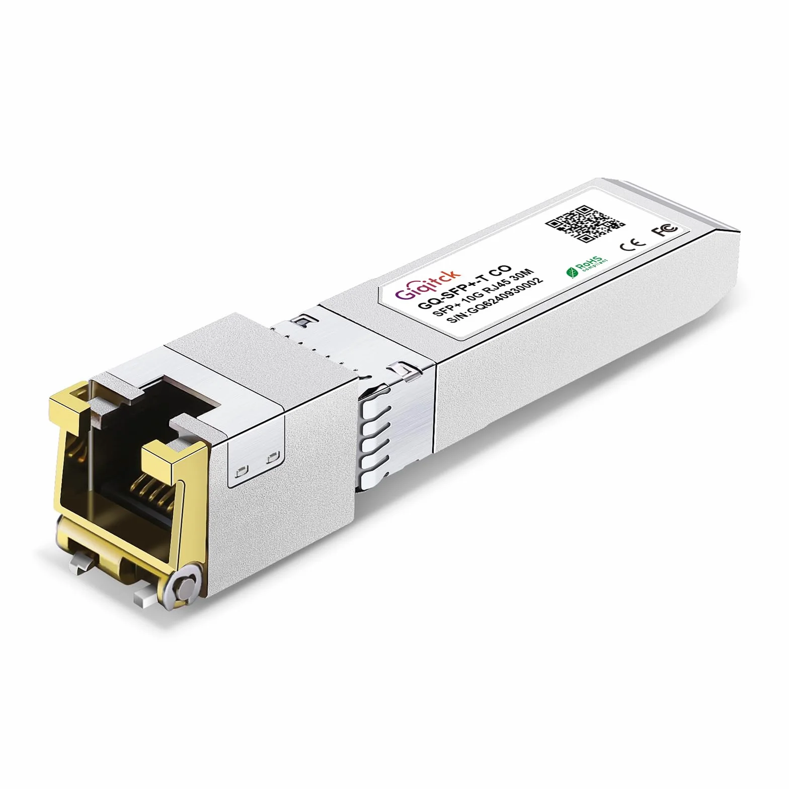 SFP+ 10GBase-T Transceiver RJ-45 Miedziany 30m Cat6a/Cat7 Kompatybilny Cisco Ubiquiti MikroTik