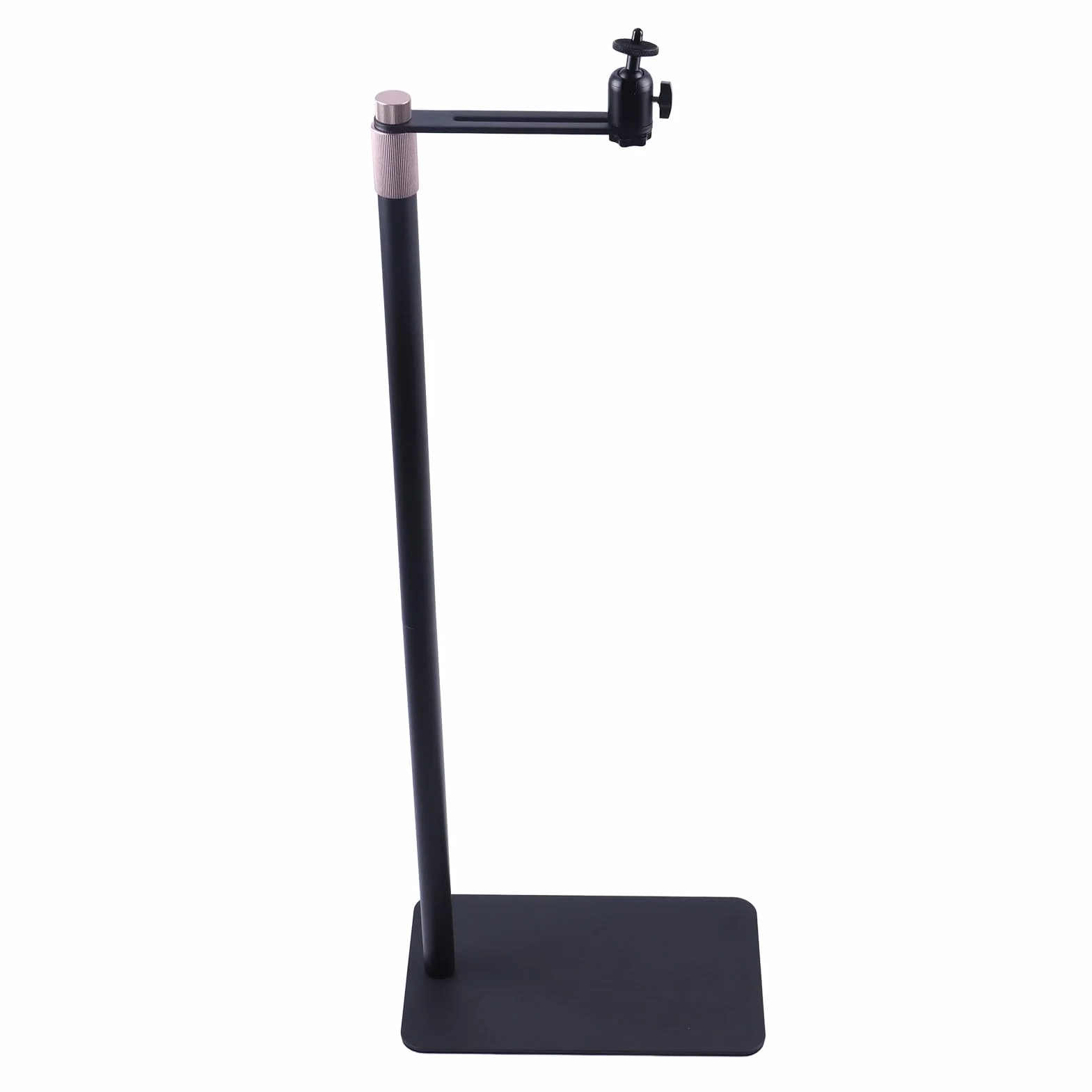 Stojak na Projektor 70-120 Cm, Regulowana Wysokość, Podłogowy z Podstawą ze Stali Węglowej, Odłączany do Projektora Gimbal z Kamerą Telefon