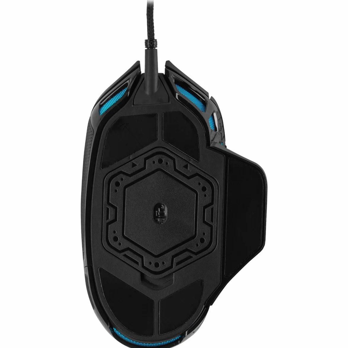 Corsair NIGHT SWORD CH-9306011-EU, Mysz, Czarny/Niebieski