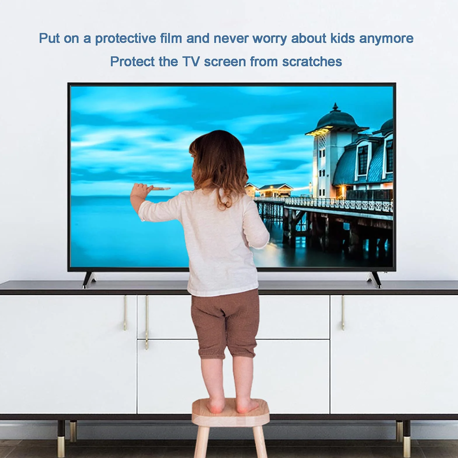32-75 cali Ochrona ekranu telewizora, matowa antyodblaskowa anty-niebieskie światło Folia Zmiękcza światło Zmniejsza zmęczenie oczu dla Smart TV 4K LED, 32" (704 * 395mm)