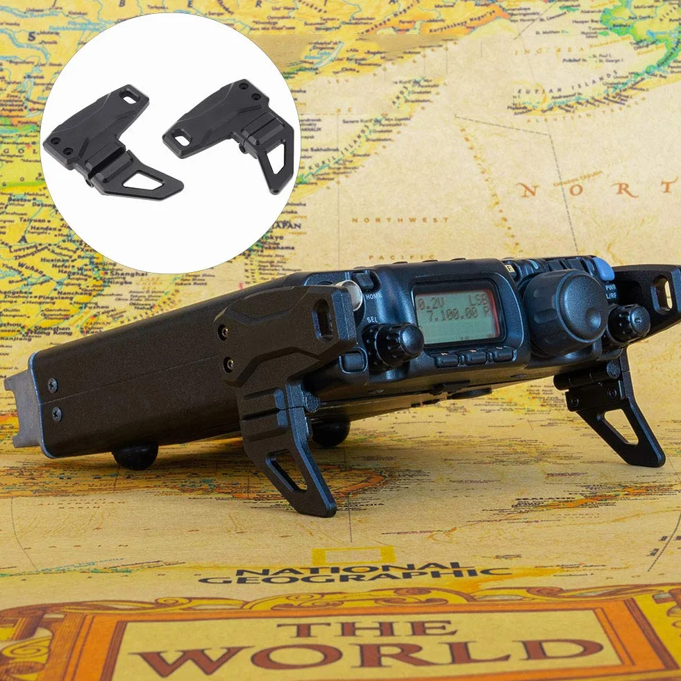 Uchwyt radiowy ze stopu aluminium, FT-818ND 817ND uchwyt radiowy