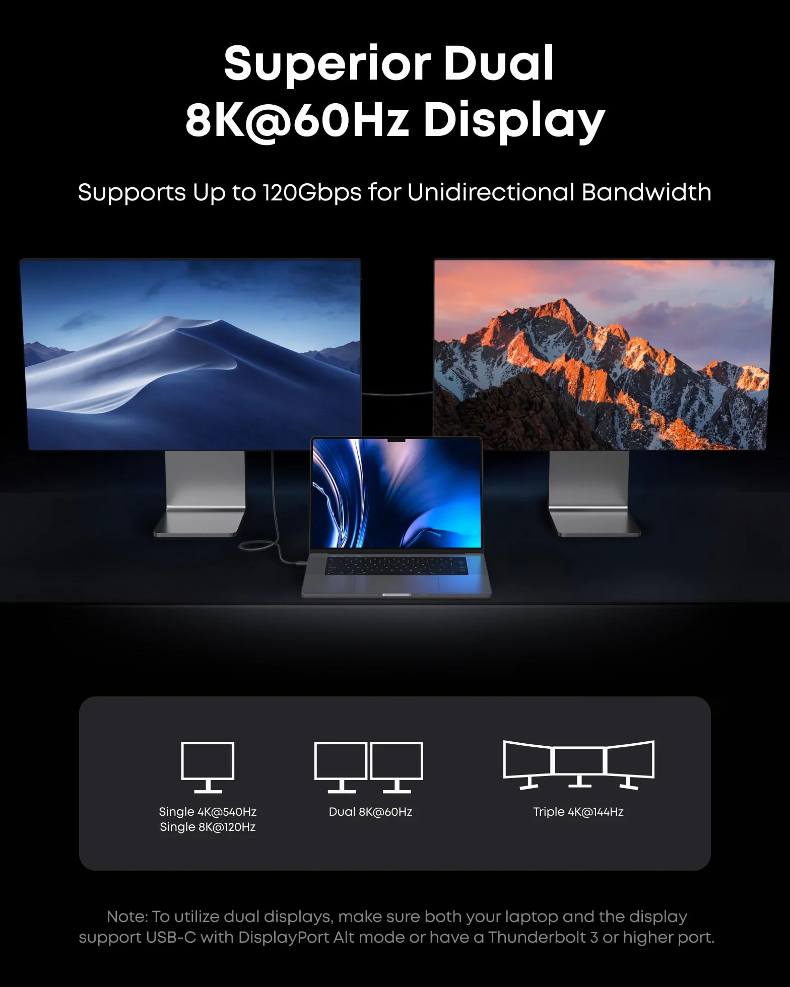 Anker Thunderbolt 5.0 kabel 1 m USB C na USB C, ładowanie 240 W, transfer danych 40 Gbit/s, obsługuje wyświetlacze 8K/4K, do iPhone serii 16, MacBook, iPad, Samsung (certyfikat Thunderbolt 5)