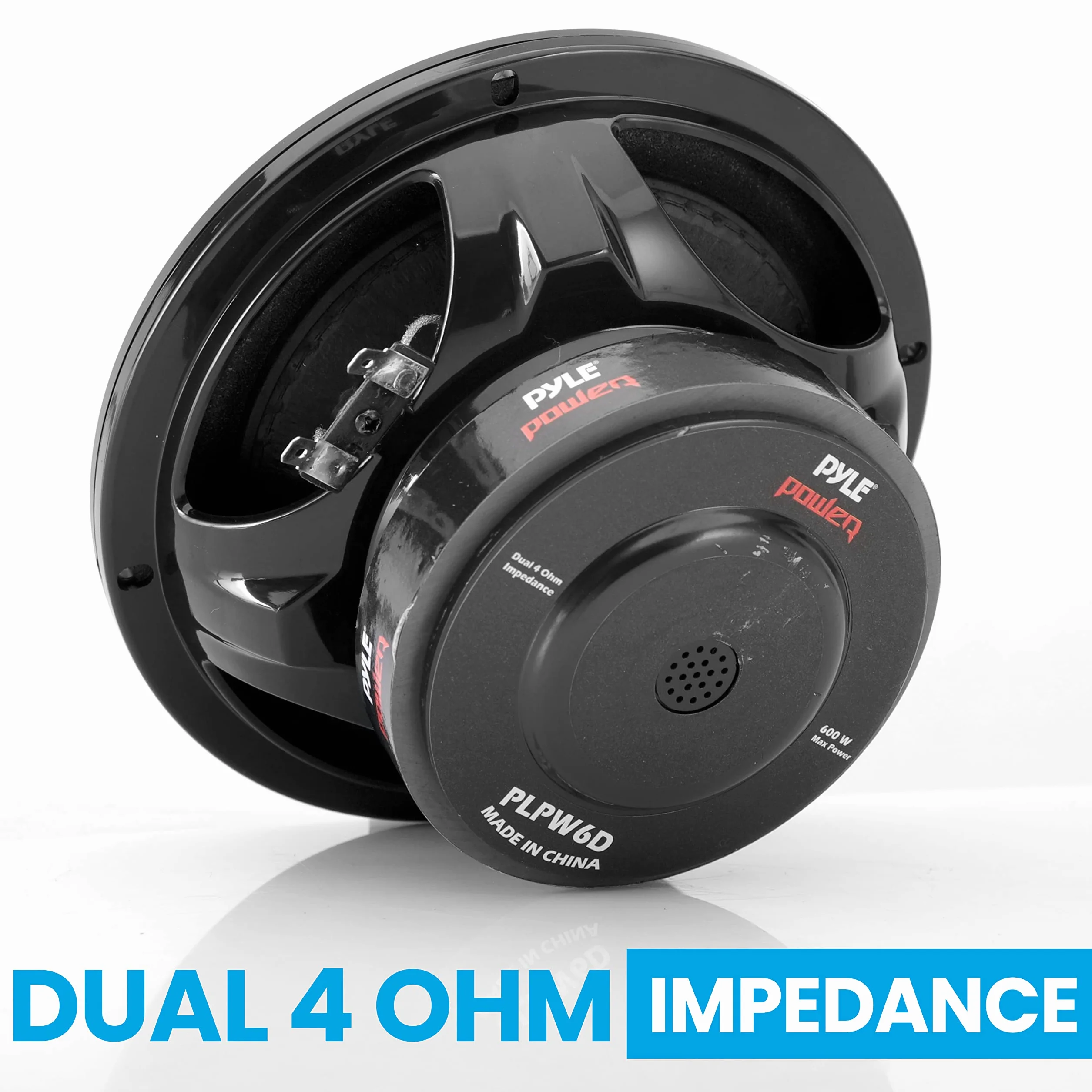 Pyle PLPW6D 6.5" 600W Dual Voice Coil 4 Ohm Car Subwoofer Speaker