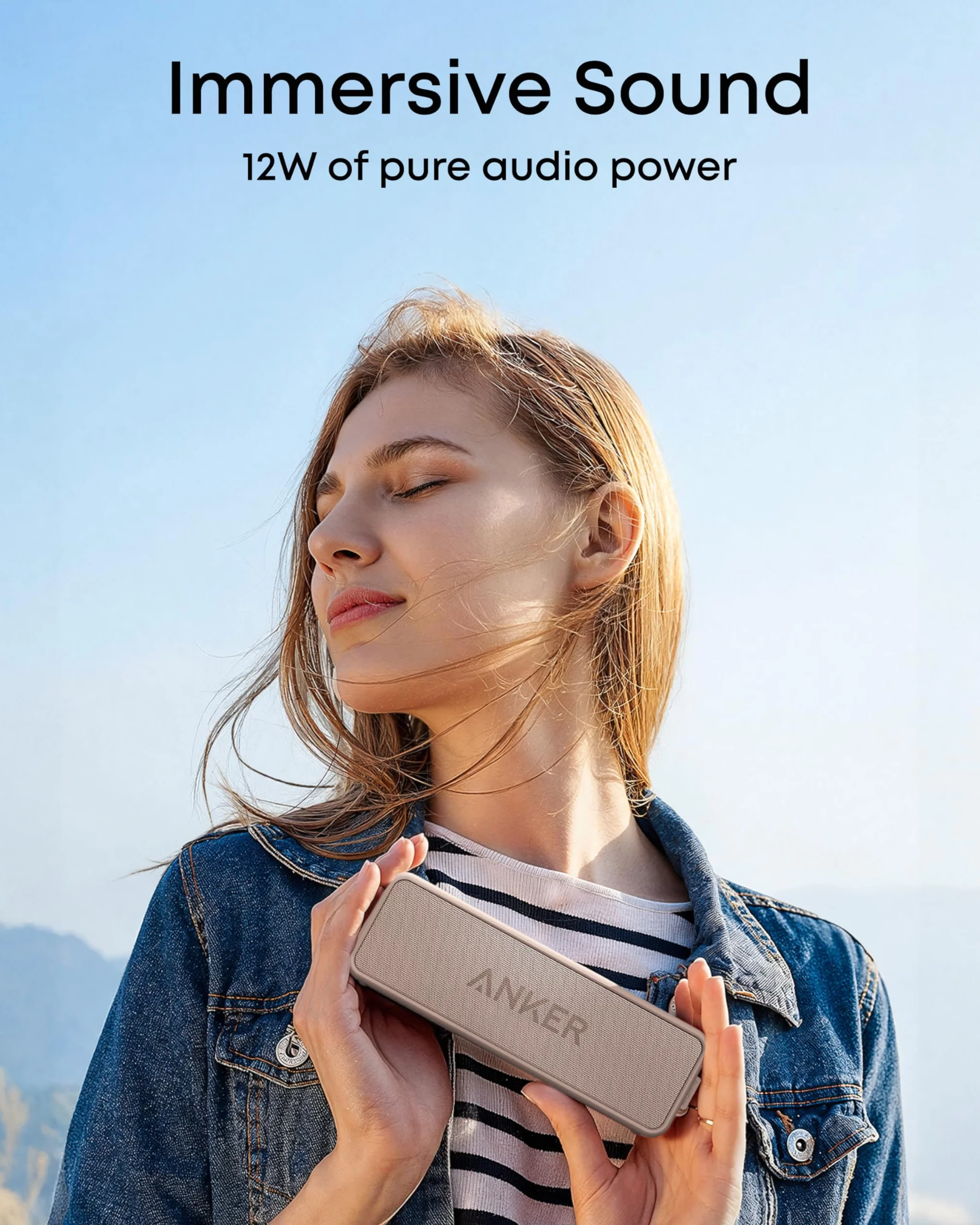 Anker Soundcore 2 przenośny głośnik Bluetooth 12W IPX7 wodoodporny 24h