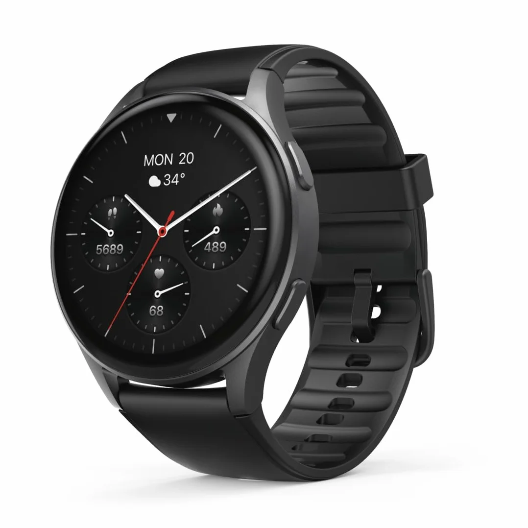 Hama Smartwatch 8900 GPS AMOLED 1.43 czarny wodoodporny smart zegarek fitness