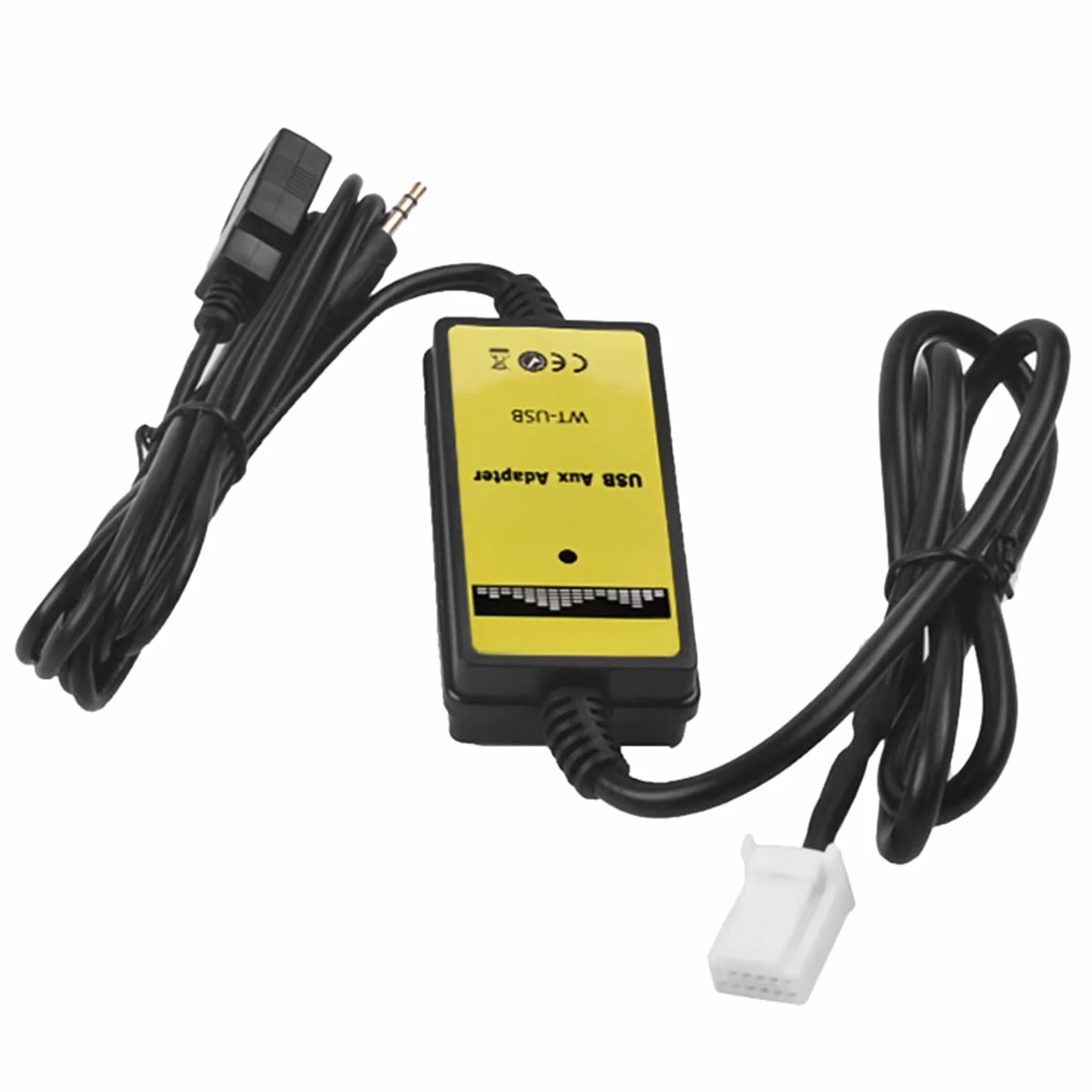 Samochodowy interfejs audio MP3 Adapter CD AUX Adapter USB SD 2X6P podłącz zmieniarkę CD, dla toyoty, dla Camry, dla Corolla, dla Auris, dla Lexusa Port USB do samochodowego audio