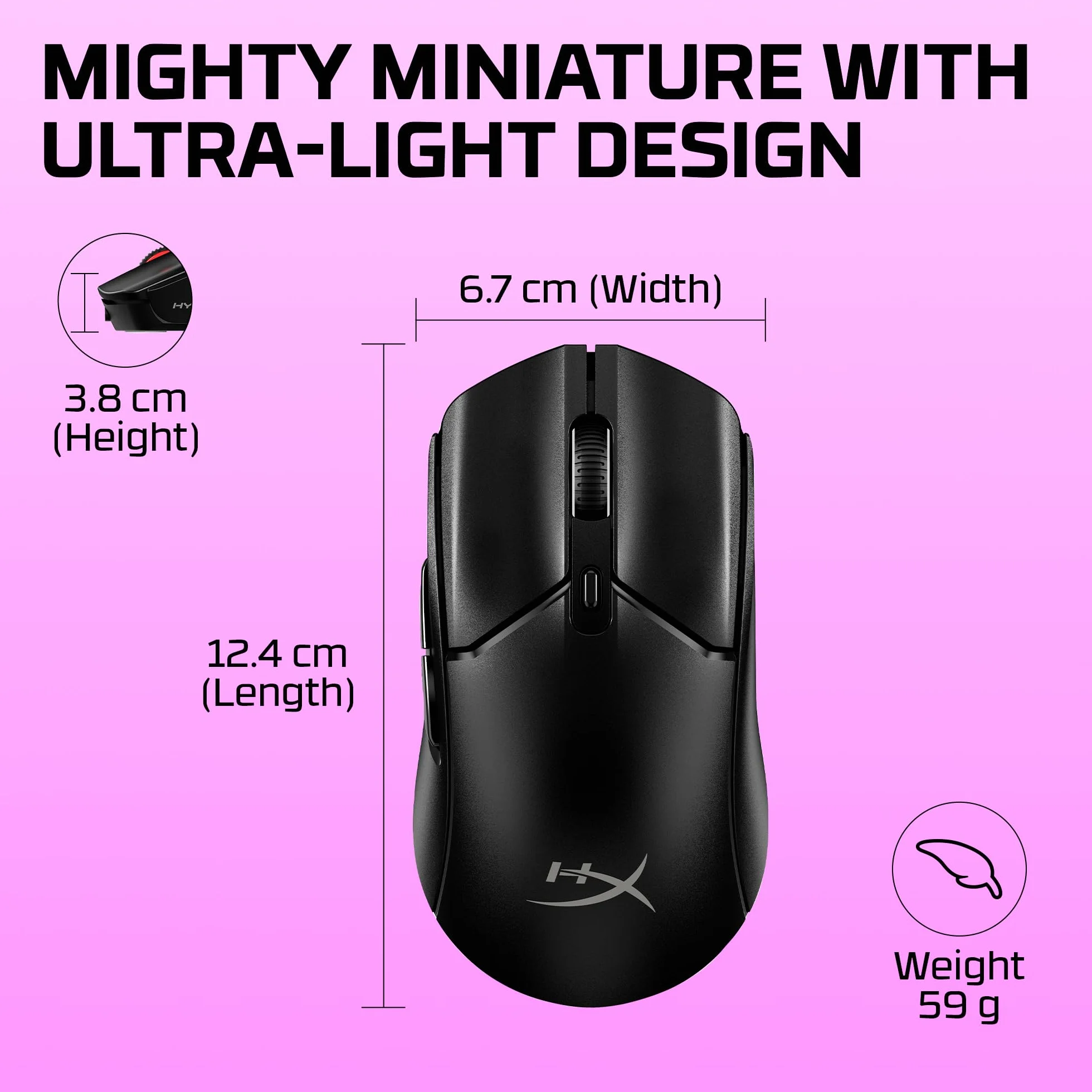 HyperX Pulsefire Haste 2 Mini