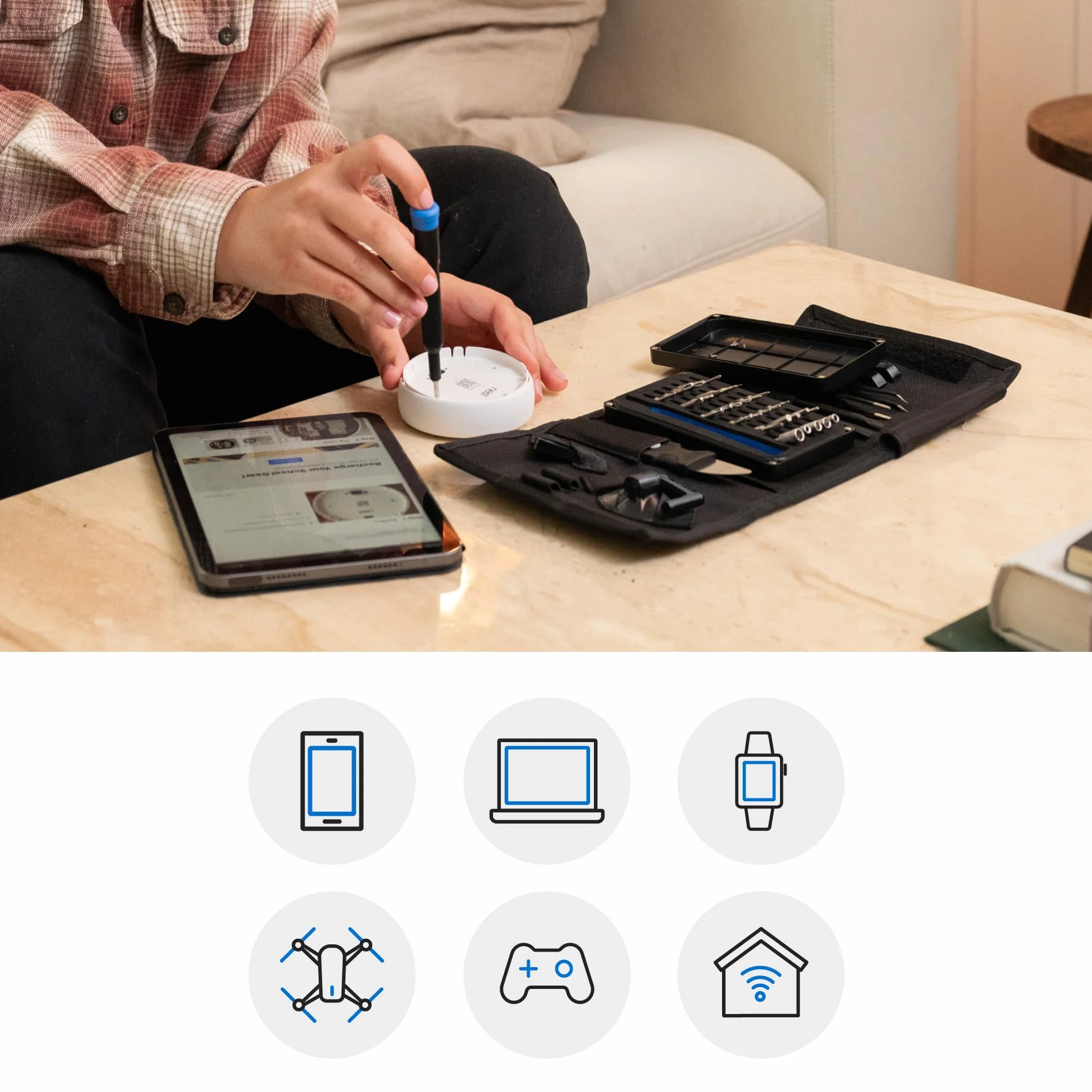 iFixit Pro Tech Go Toolkit – przenośny zestaw do naprawy elektroniki