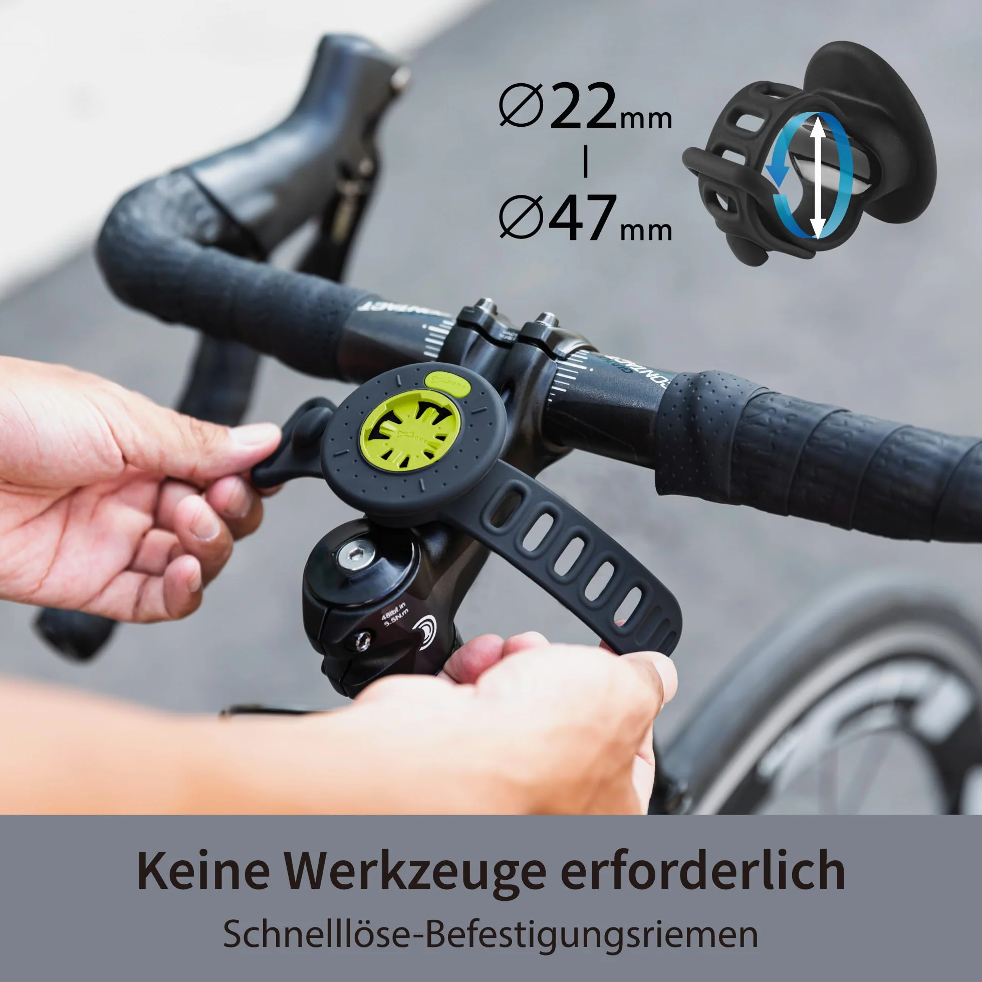 Bone Run and Bike Tie Connect Kit 2 magnetyczne, obracane o 360° szybkozłączki 2 w 1, uchwyty na telefon komórkowy do joggingu, jazdy na rowerze, uniwersalna, sportowa bransoletka, uchwyt na rower