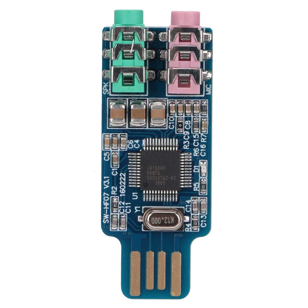 Zewnętrzna karta dźwiękowa USB Plug and Play - Uniwersalny adapter audio do laptopa i komputera dla gamingu, muzyki i konferencji online, wysokiej jakości dźwięk kompatybilny z i
