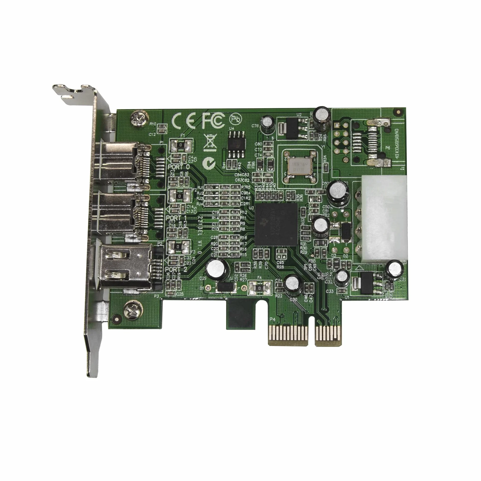 StarTech.com 3 porty 800 + 400 FireWire PCI Express interfejsy Low Profile Combo Card - PCIe 3-portowa karta FireWire - PCI-e 1 x Firewire 400 1394A 2 x FireWire 800 1394B